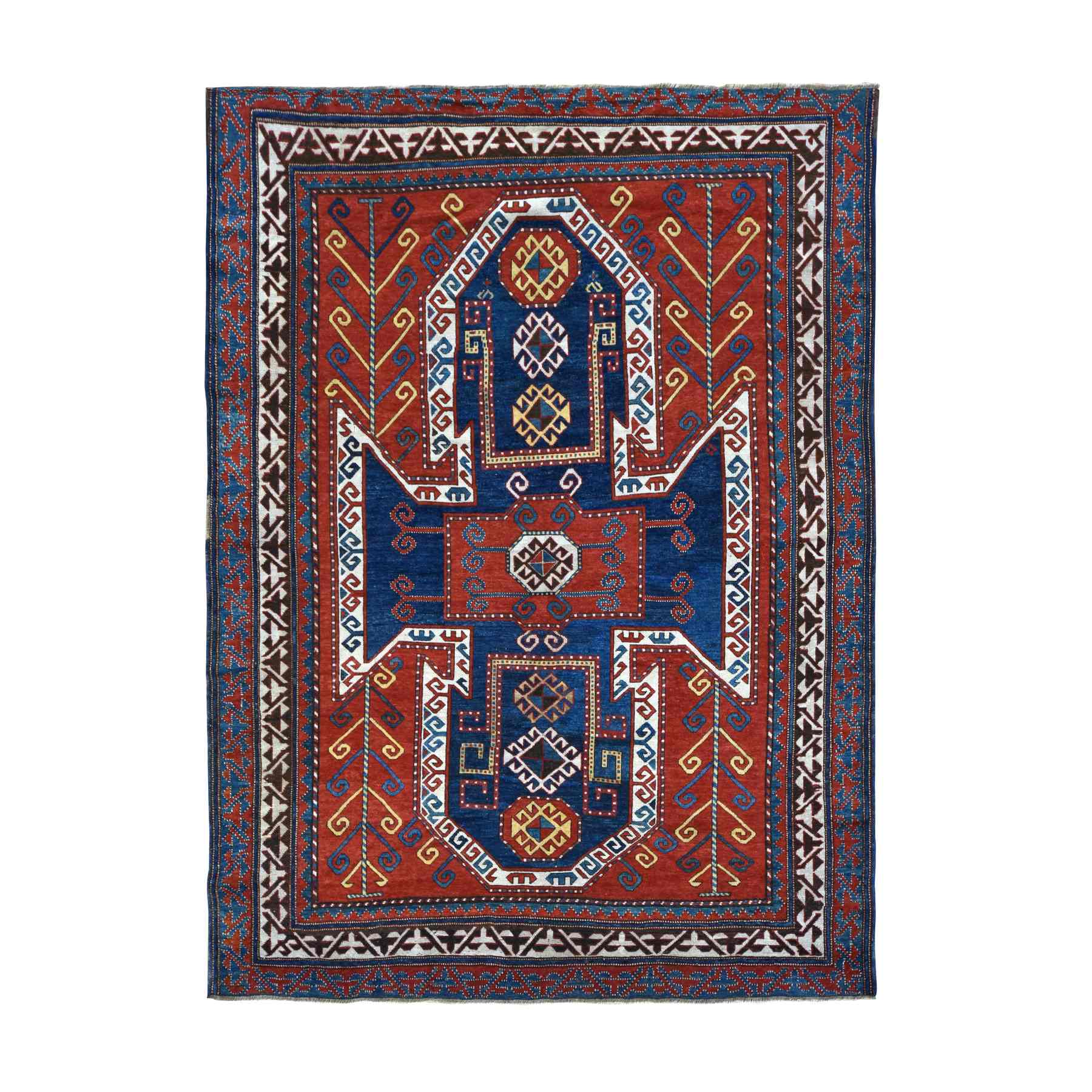 Antique-Hand-Knotted-Rug-390280