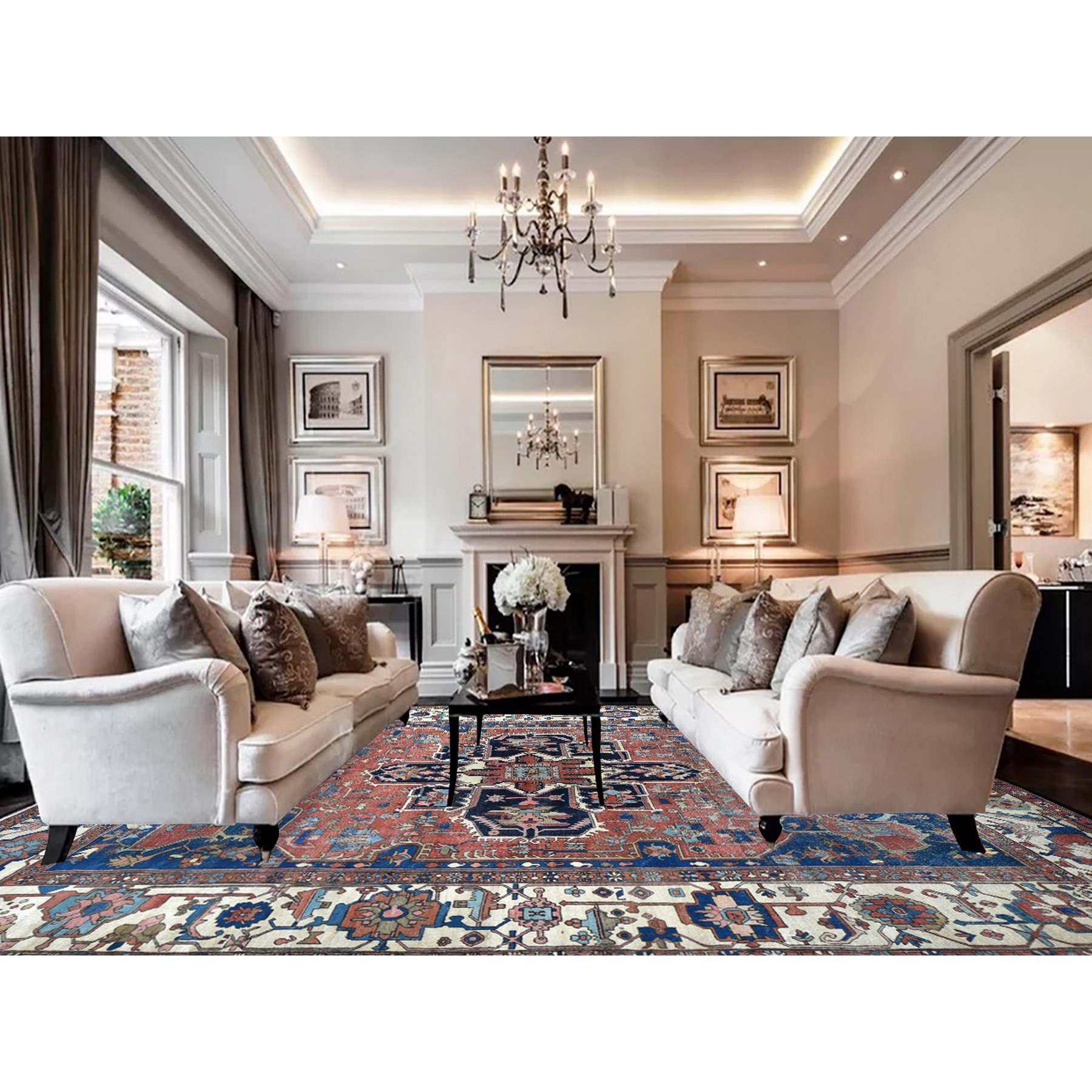 Antique-Hand-Knotted-Rug-390285