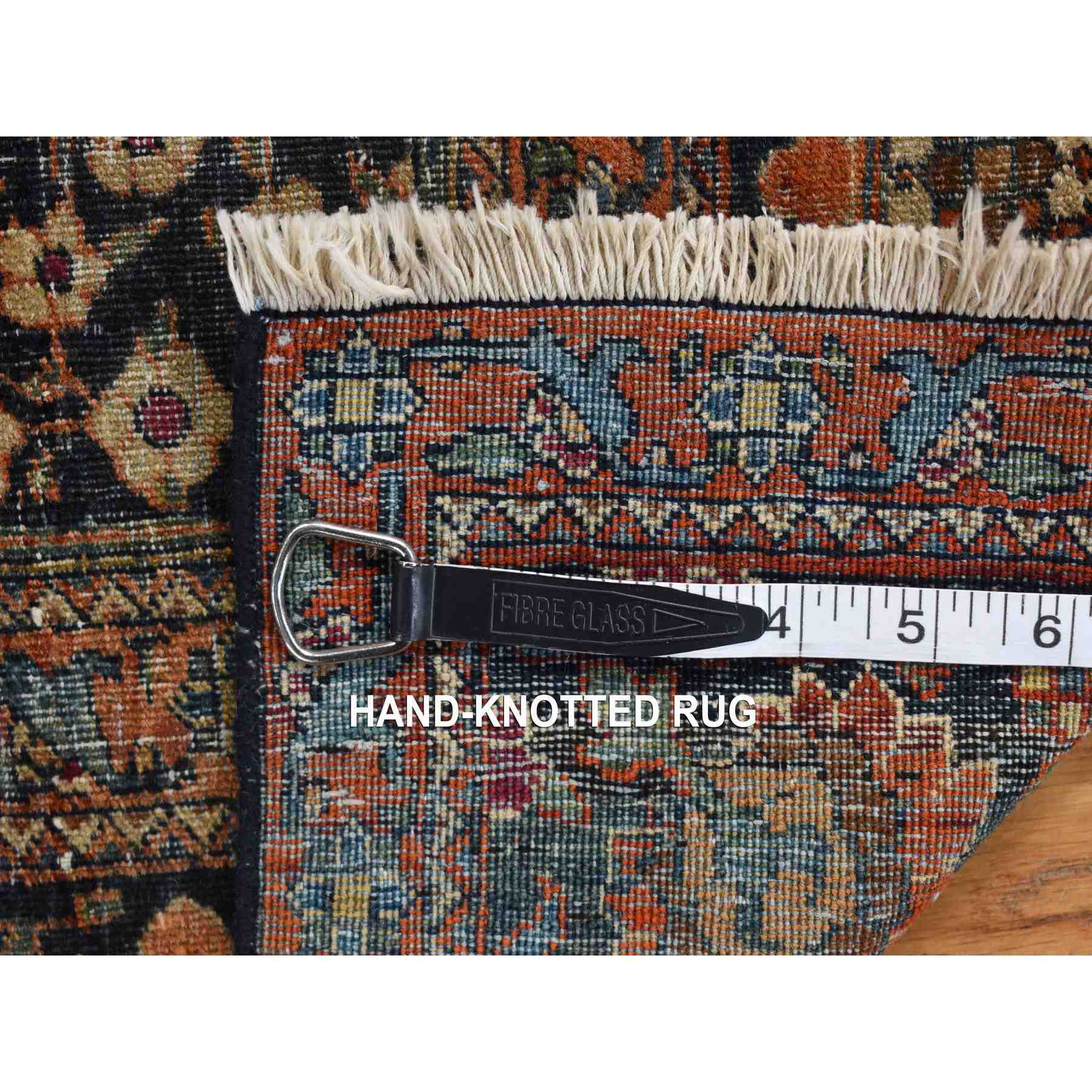 Antique-Hand-Knotted-Rug-390365