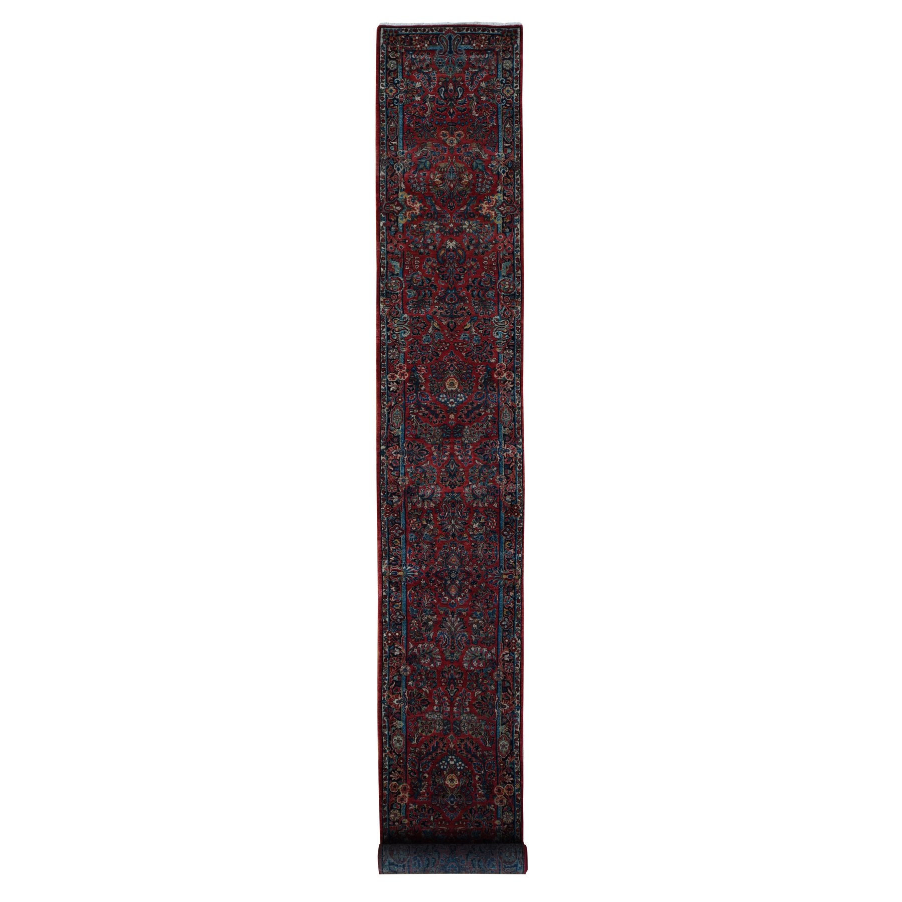 Antique-Hand-Knotted-Rug-390445