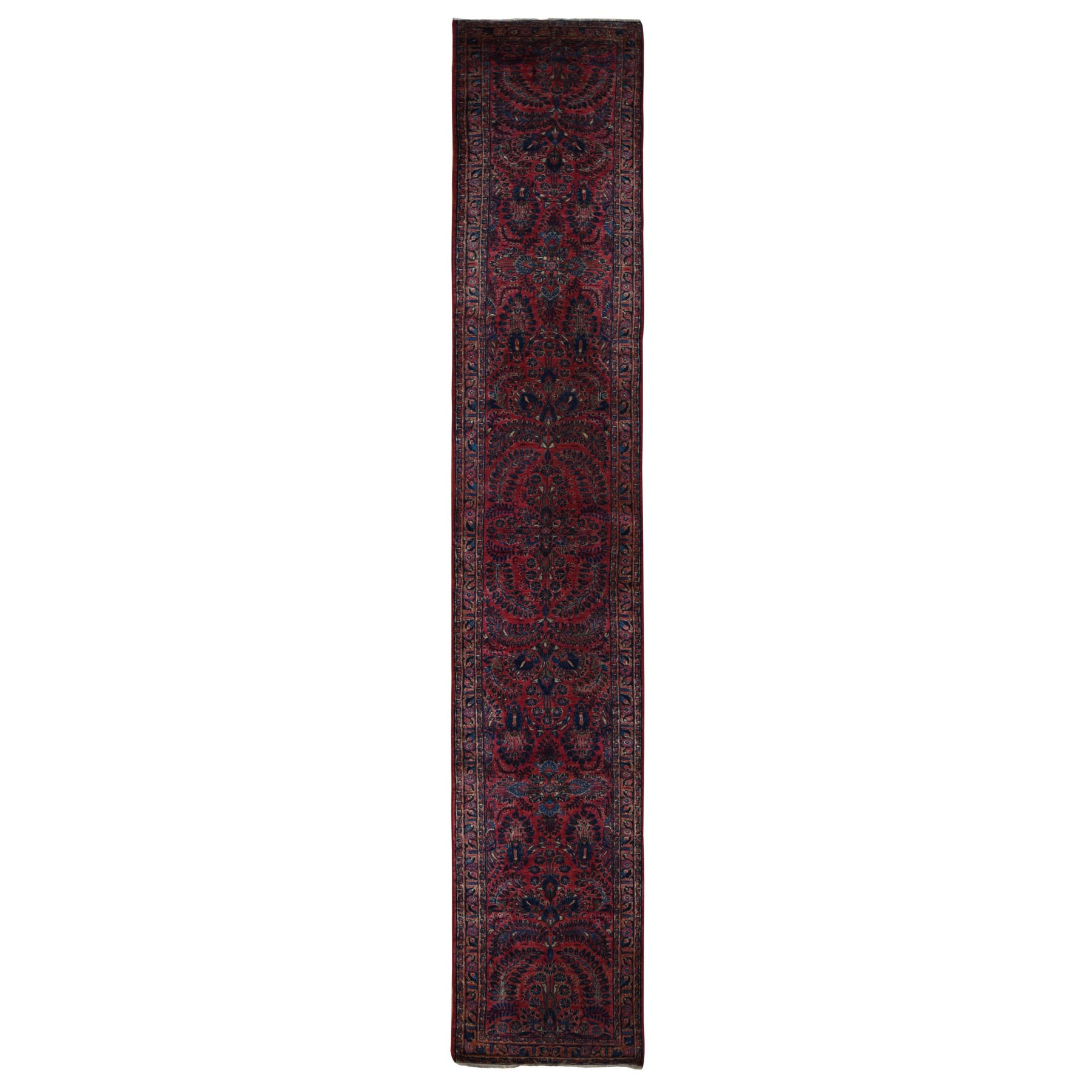 Antique-Hand-Knotted-Rug-390450