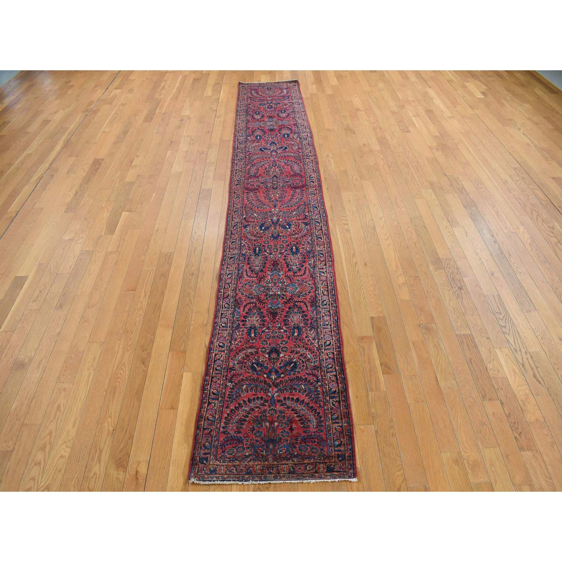 Antique-Hand-Knotted-Rug-390450