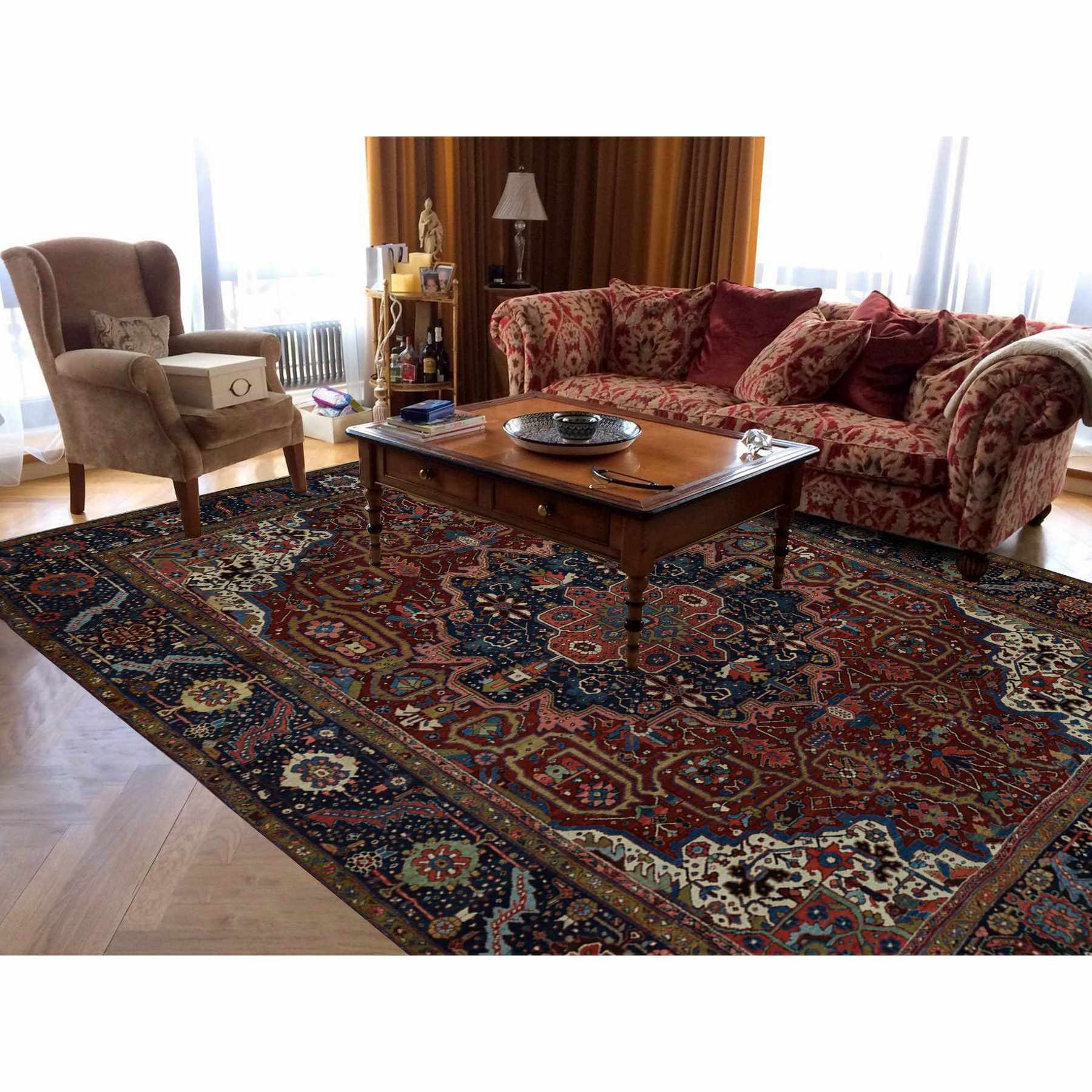 Antique-Hand-Knotted-Rug-390810
