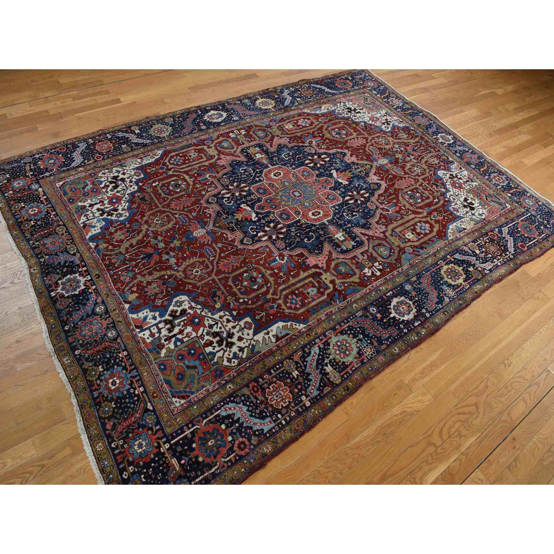 Antique-Hand-Knotted-Rug-390810