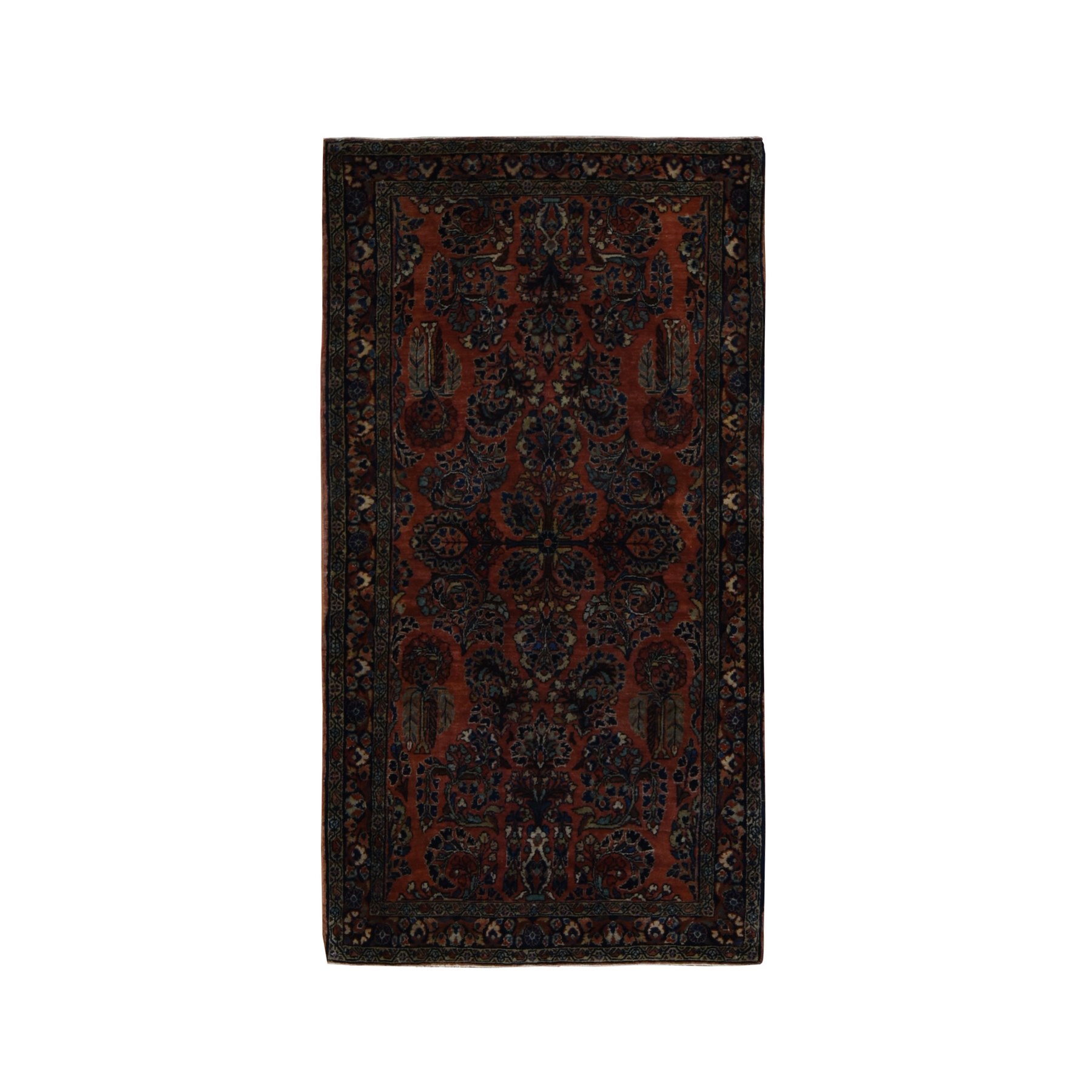 Antique-Hand-Knotted-Rug-390825