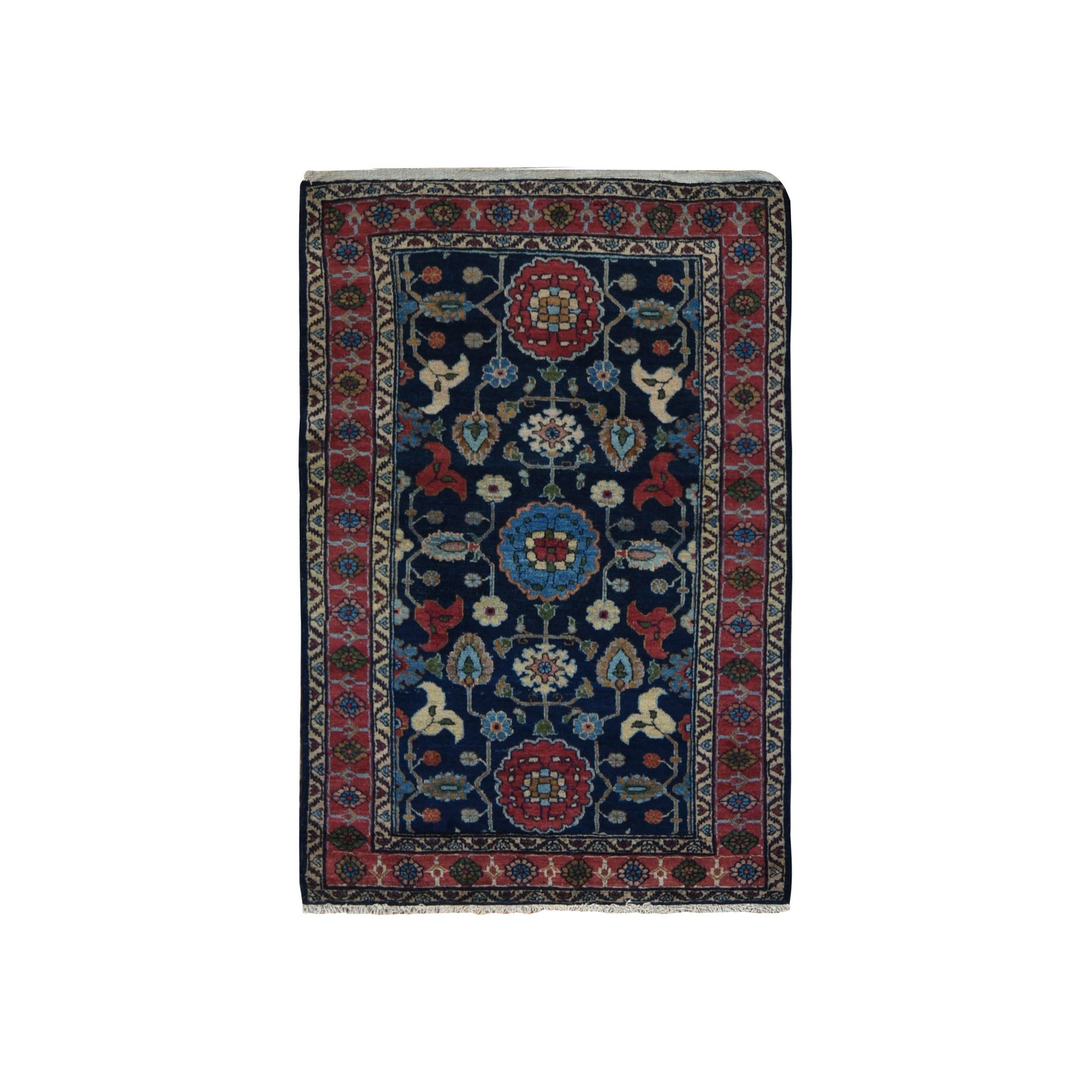 Antique-Hand-Knotted-Rug-390850