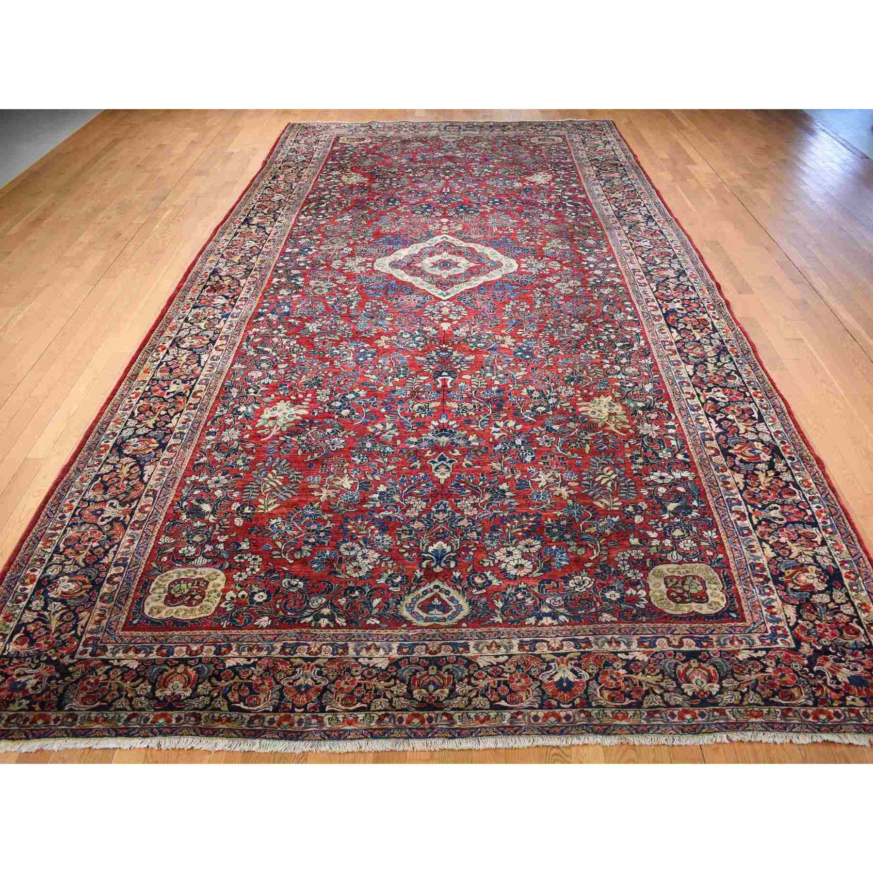 Antique-Hand-Knotted-Rug-390865