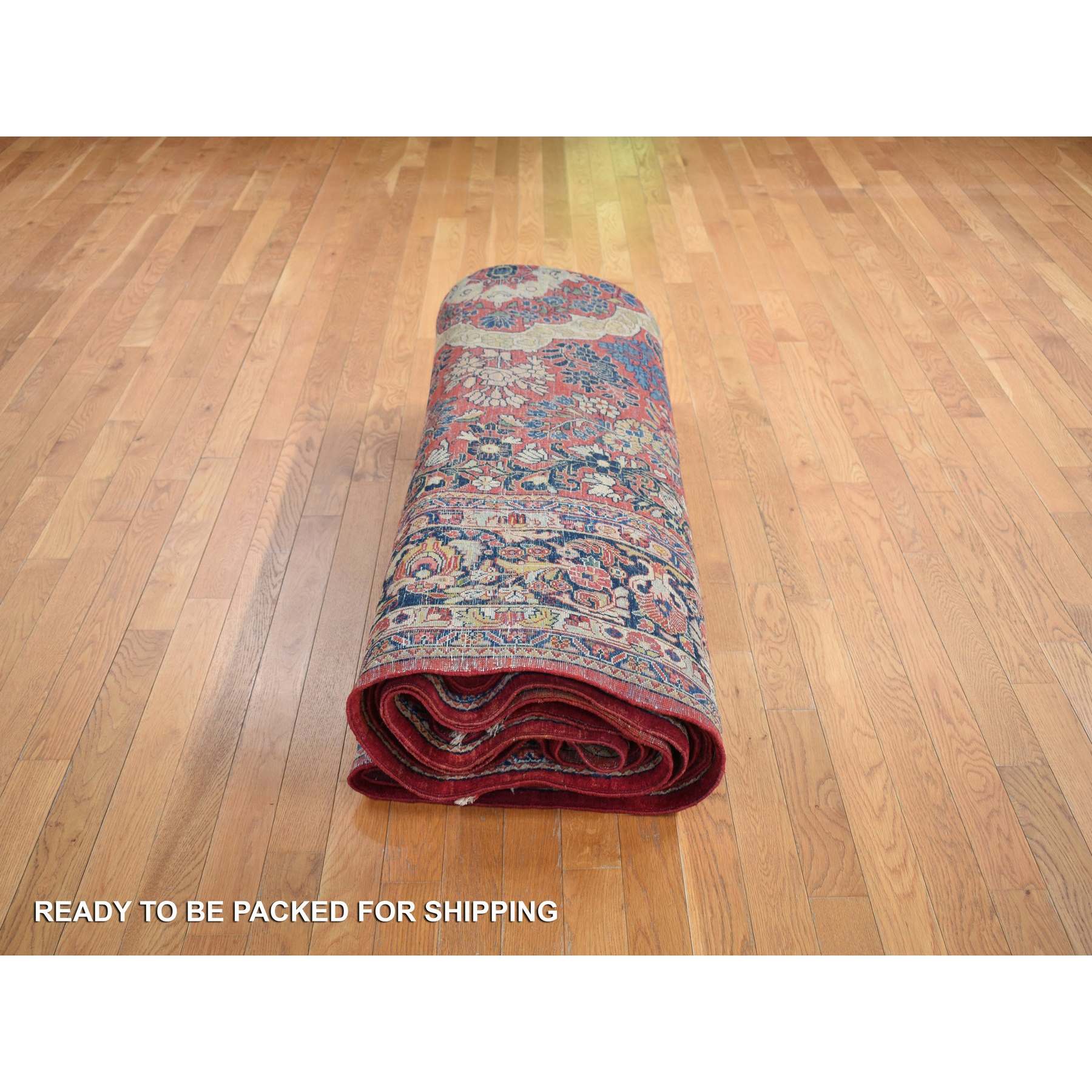 Antique-Hand-Knotted-Rug-390865