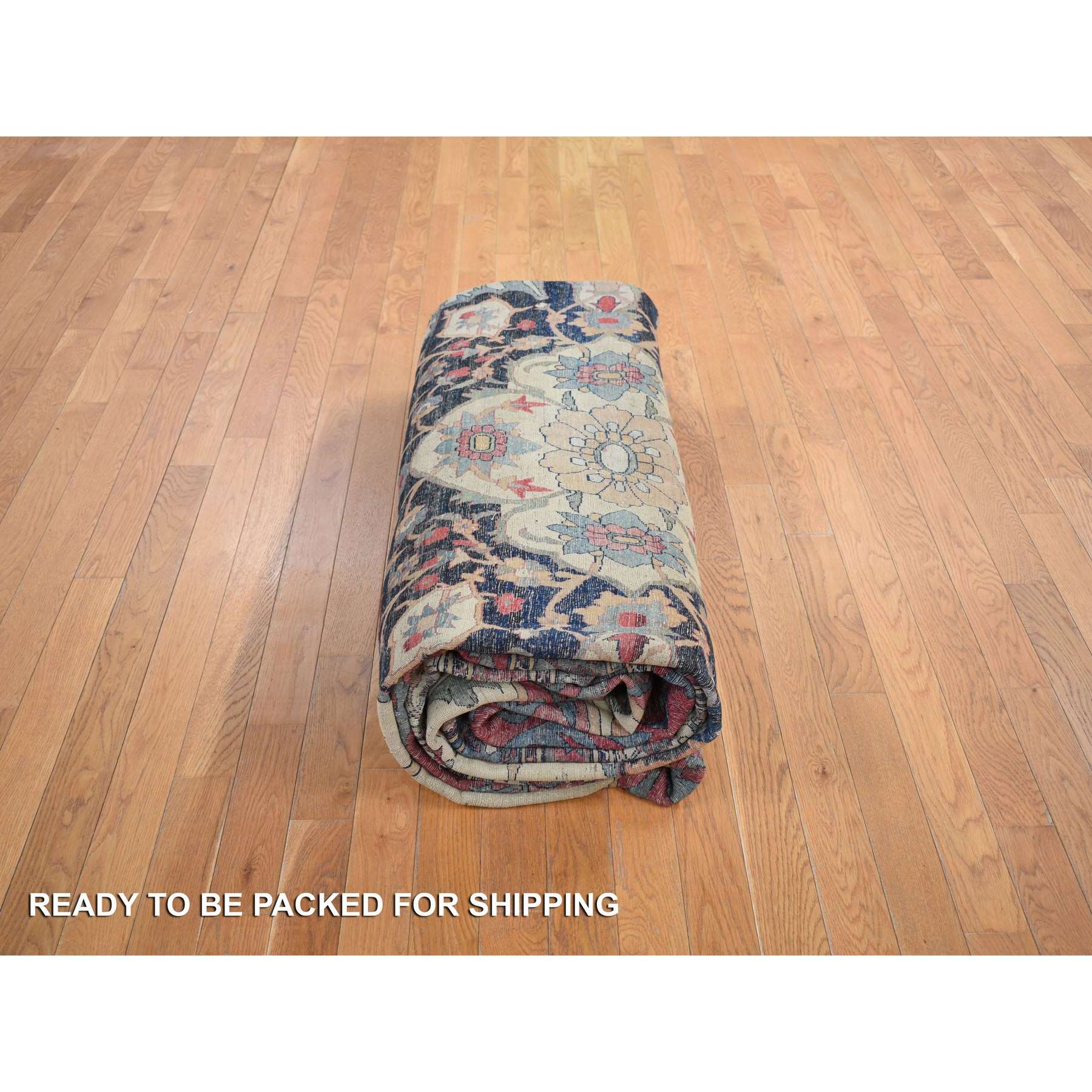 Antique-Hand-Knotted-Rug-390870