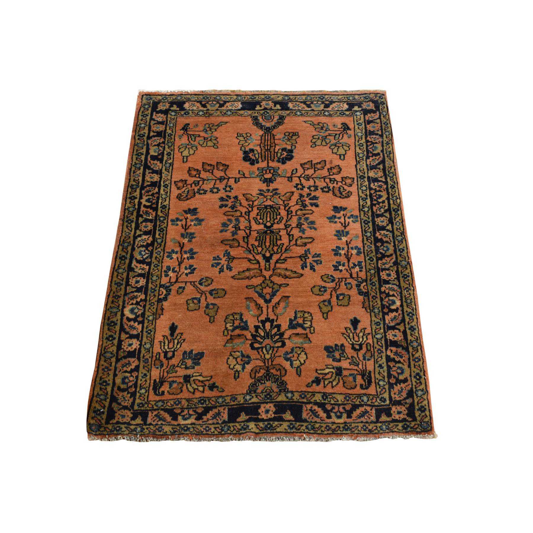 Antique-Hand-Knotted-Rug-390930