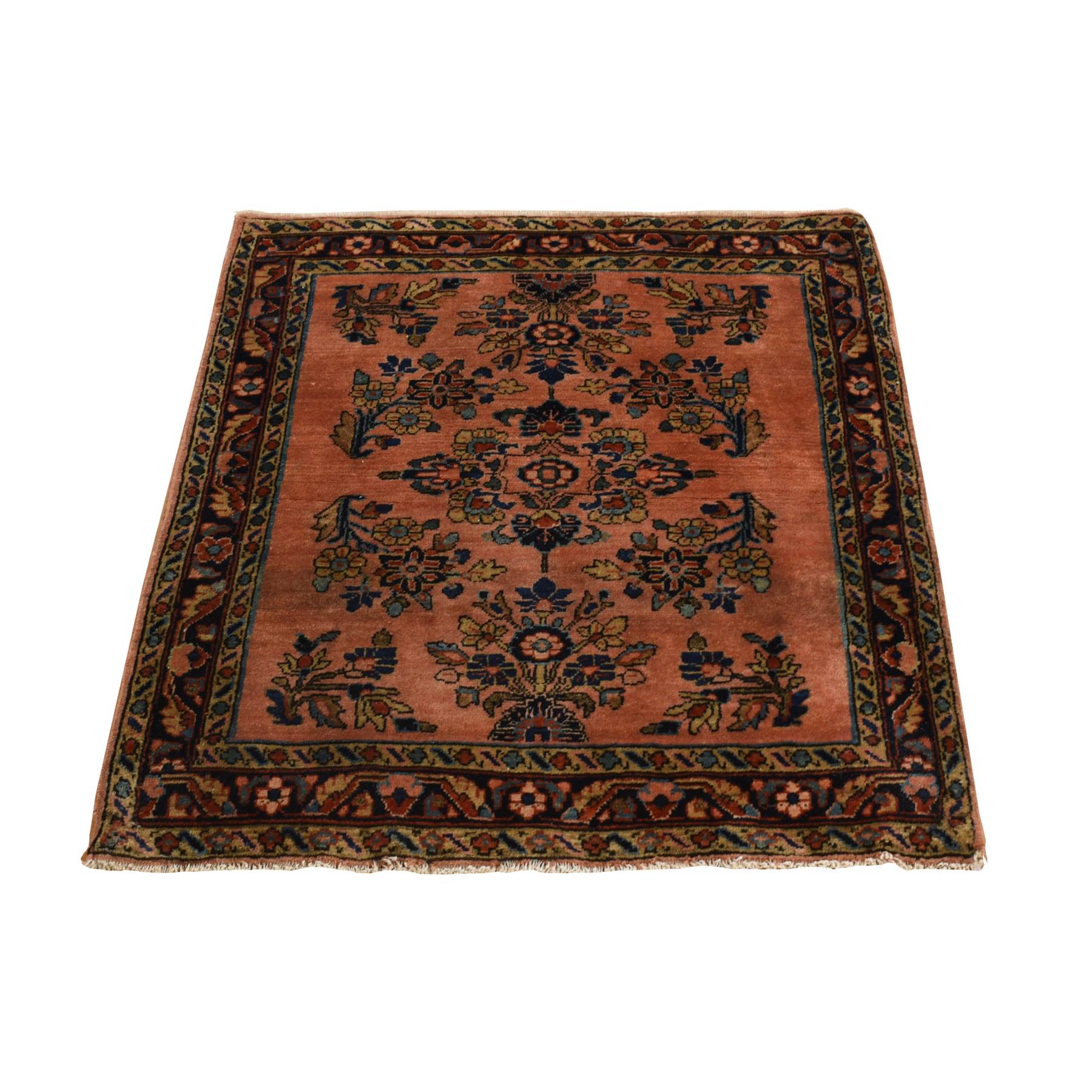 Antique-Hand-Knotted-Rug-390950