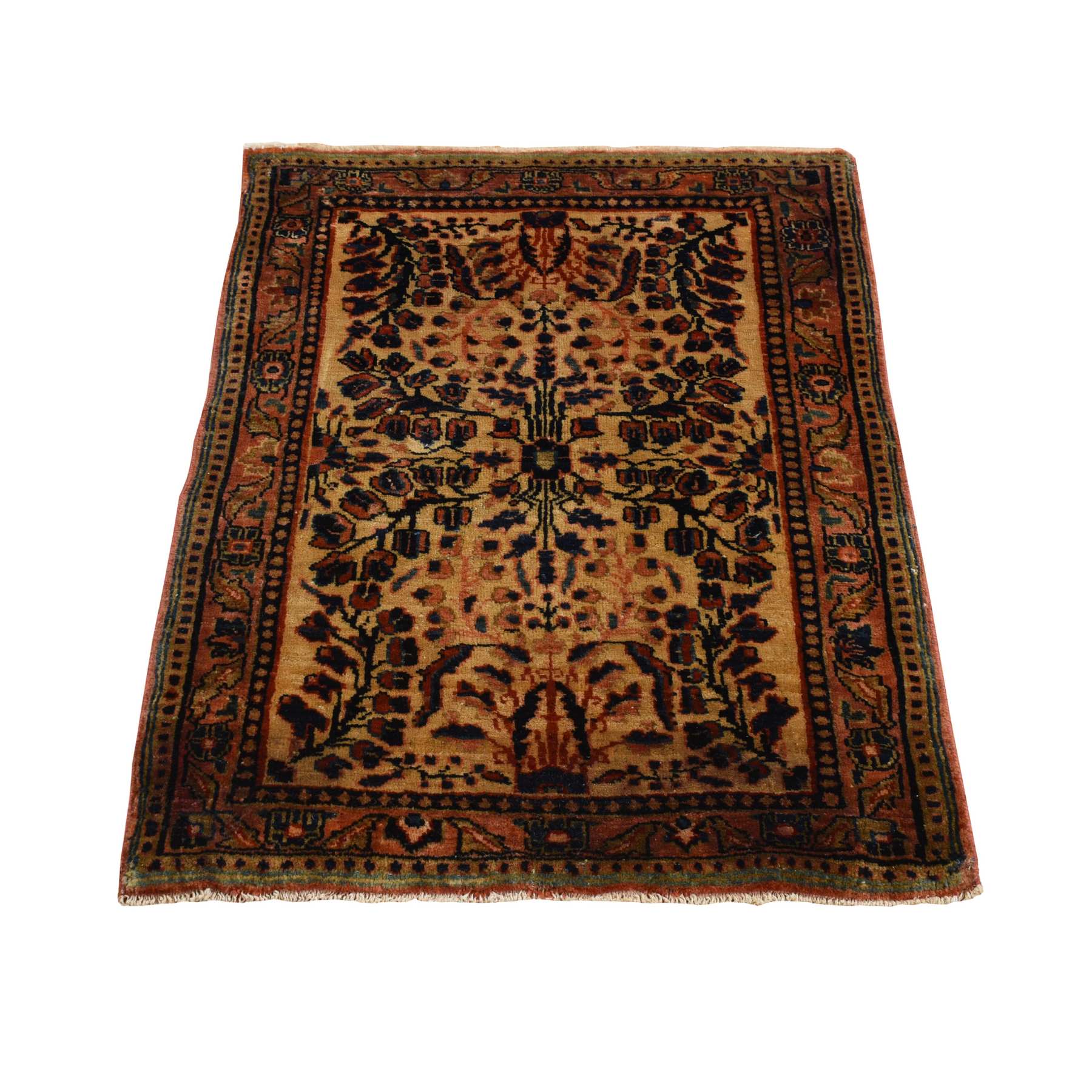 Antique-Hand-Knotted-Rug-390955