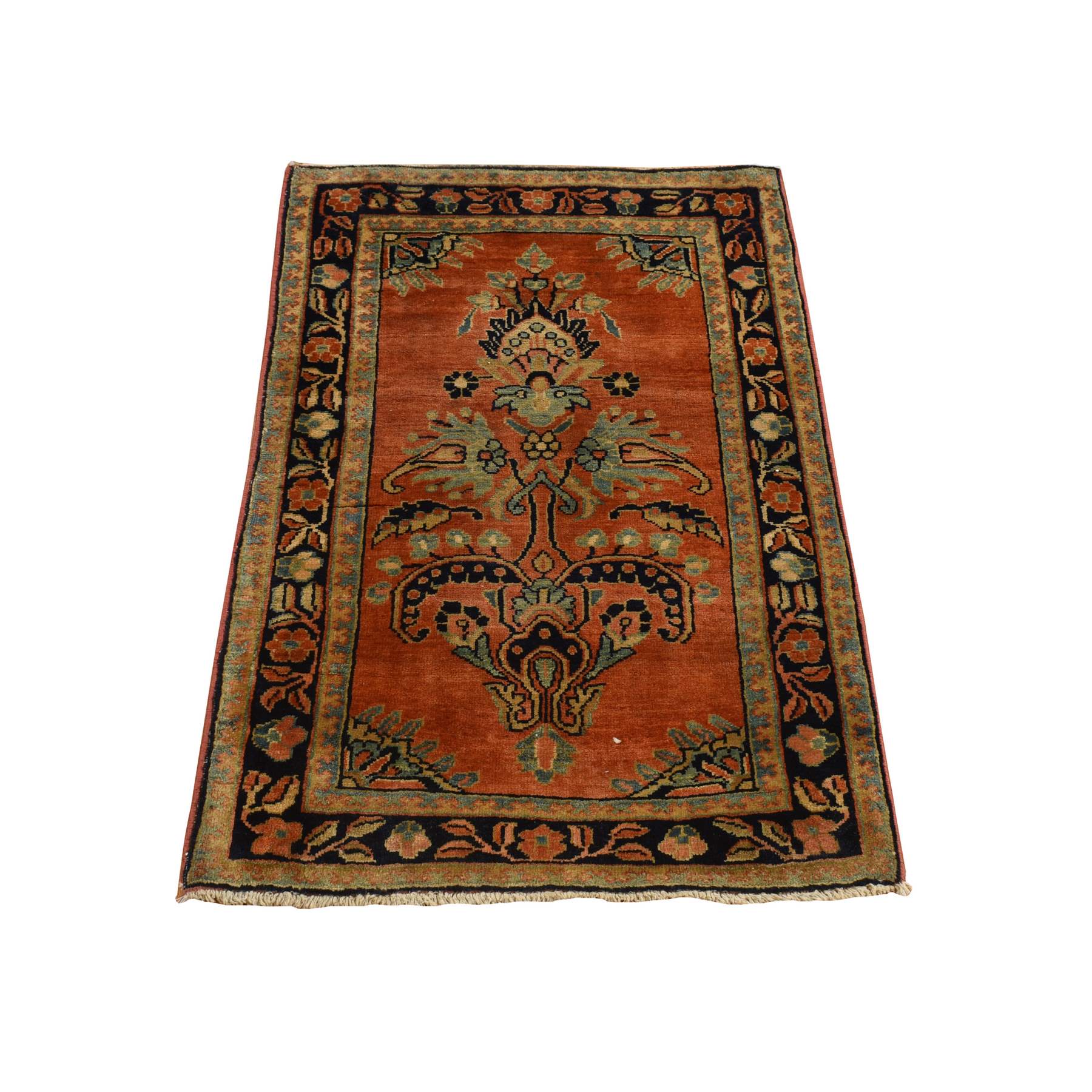 Antique-Hand-Knotted-Rug-390960
