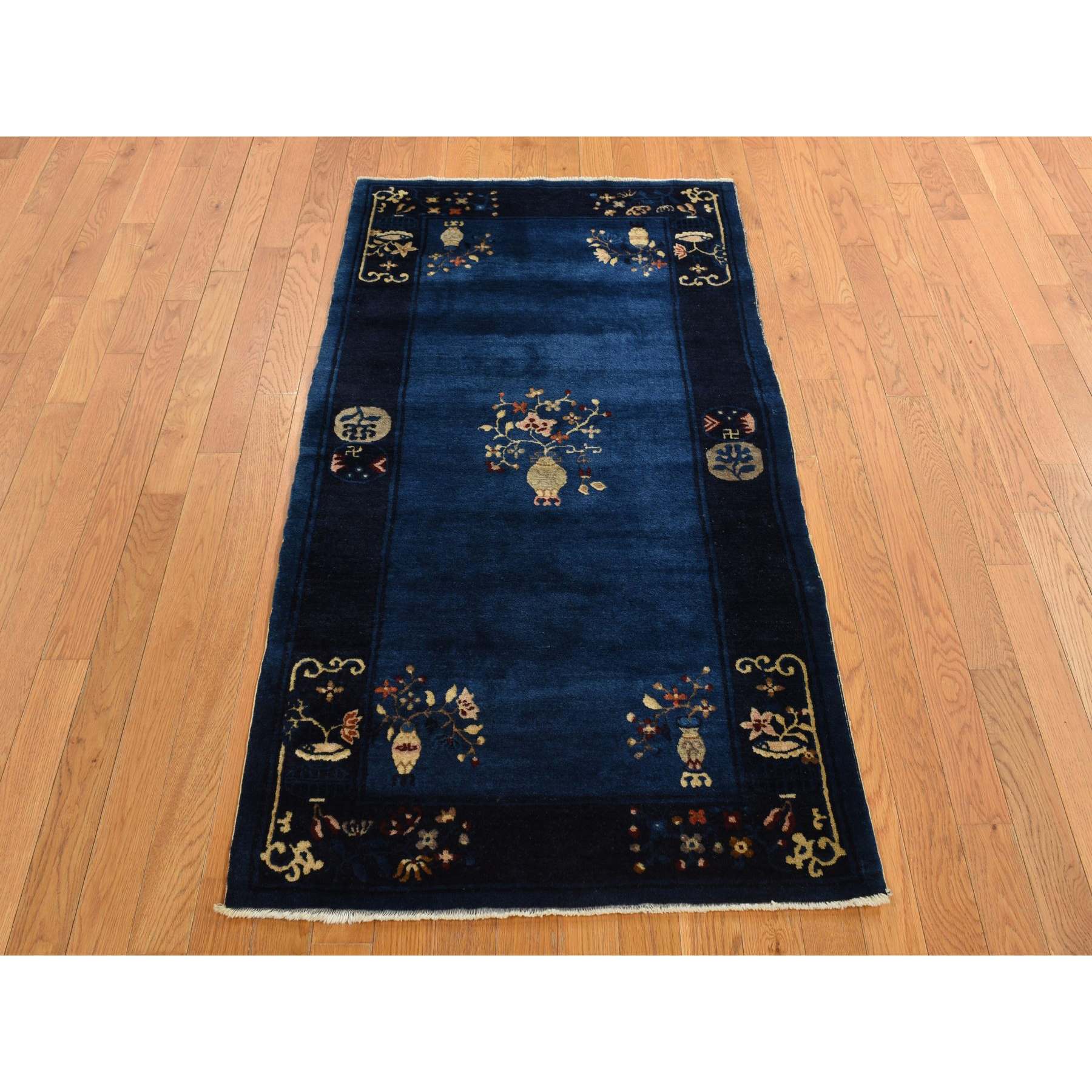 Antique-Hand-Knotted-Rug-390975