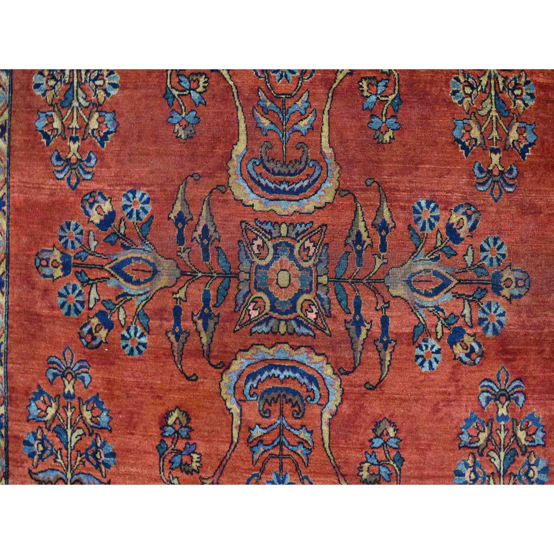 Antique-Hand-Knotted-Rug-390990
