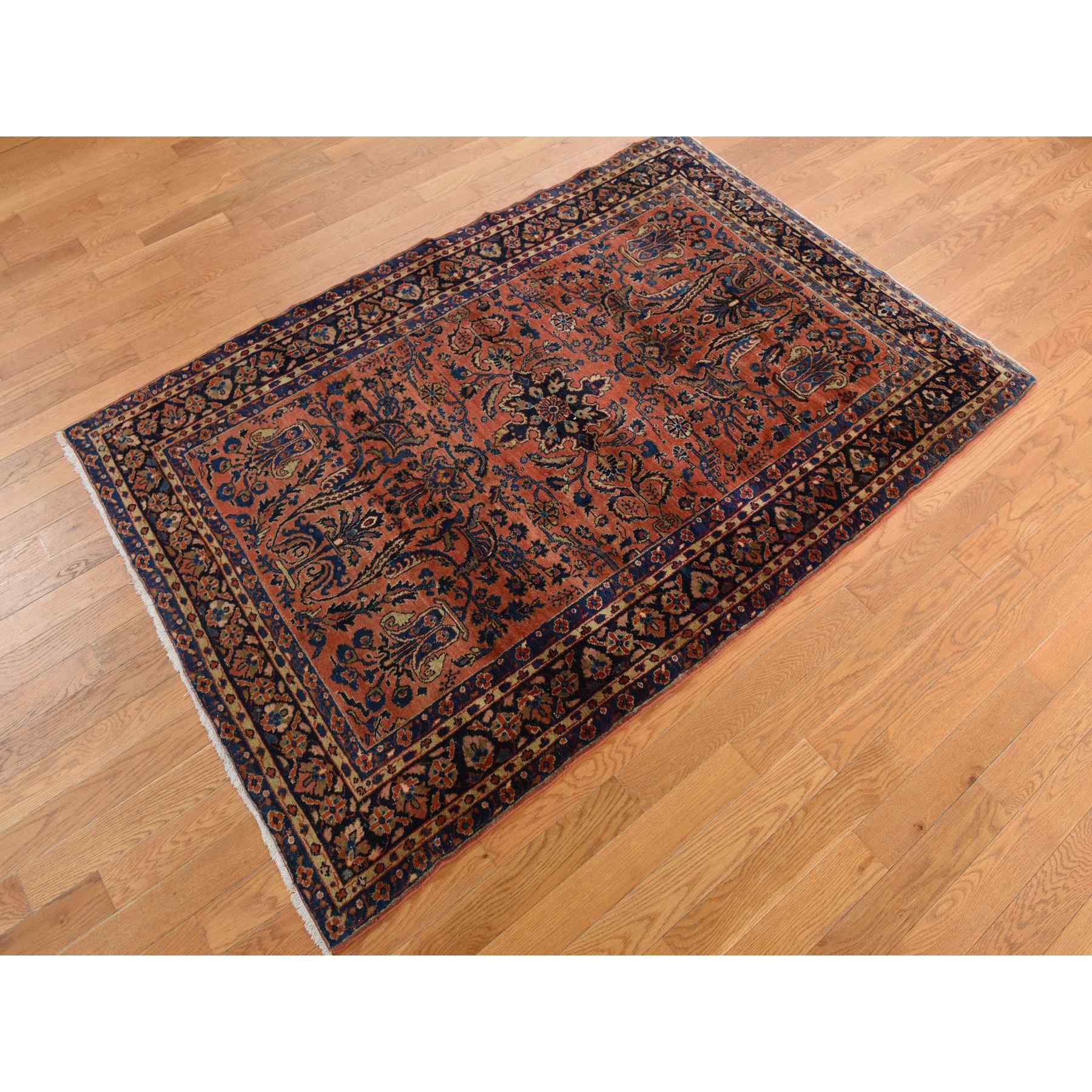 Antique-Hand-Knotted-Rug-391000