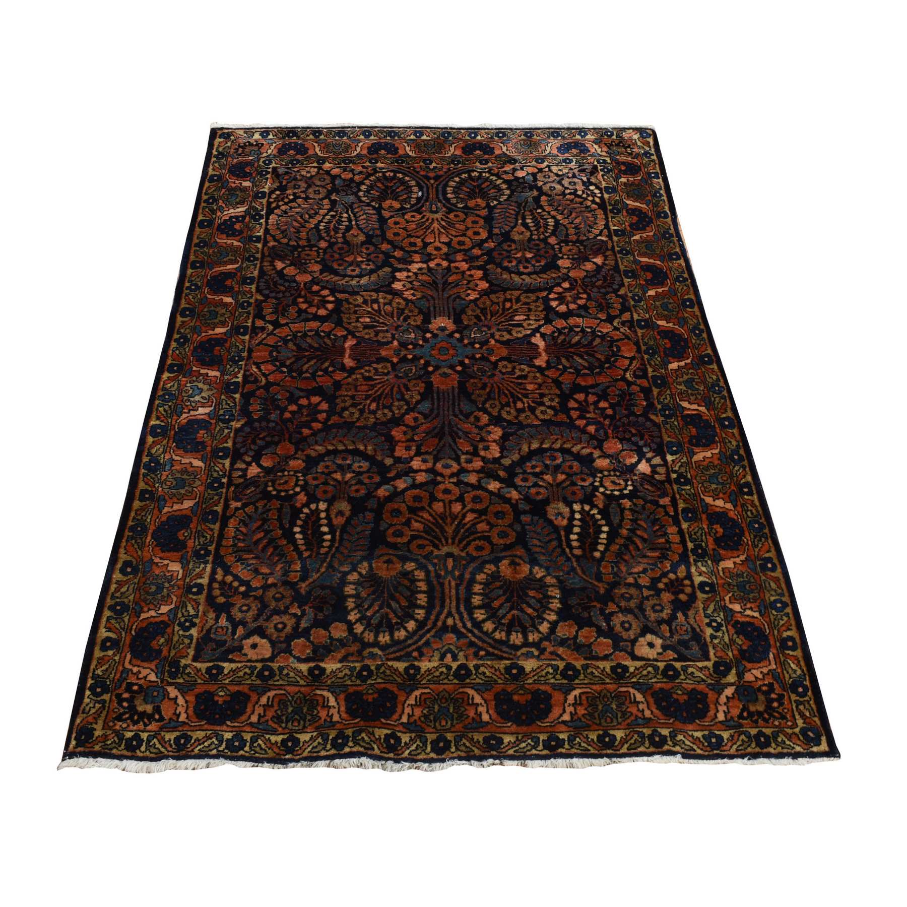 Antique-Hand-Knotted-Rug-391010