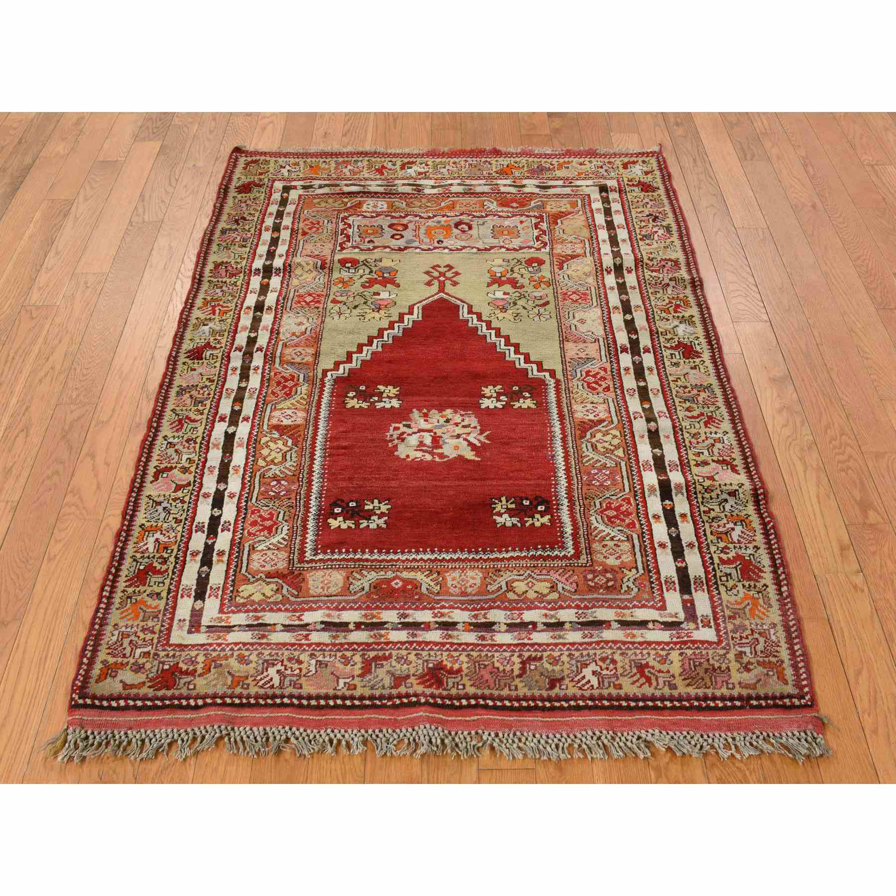 Antique-Hand-Knotted-Rug-391015