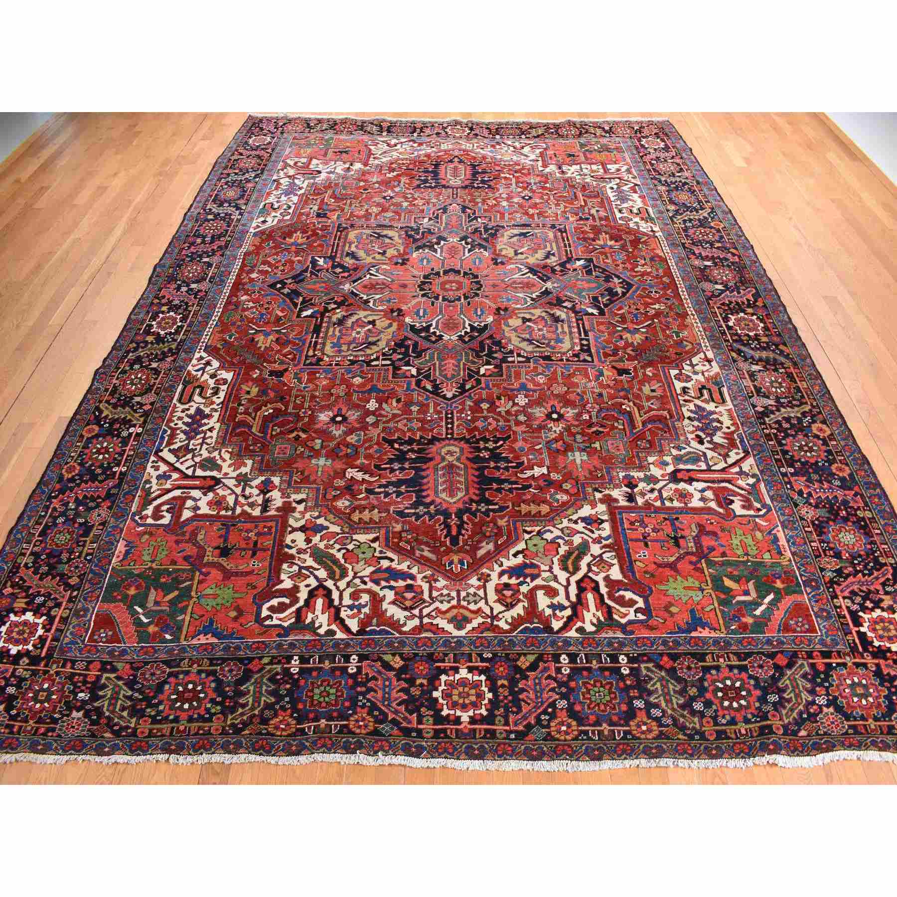 Antique-Hand-Knotted-Rug-391130