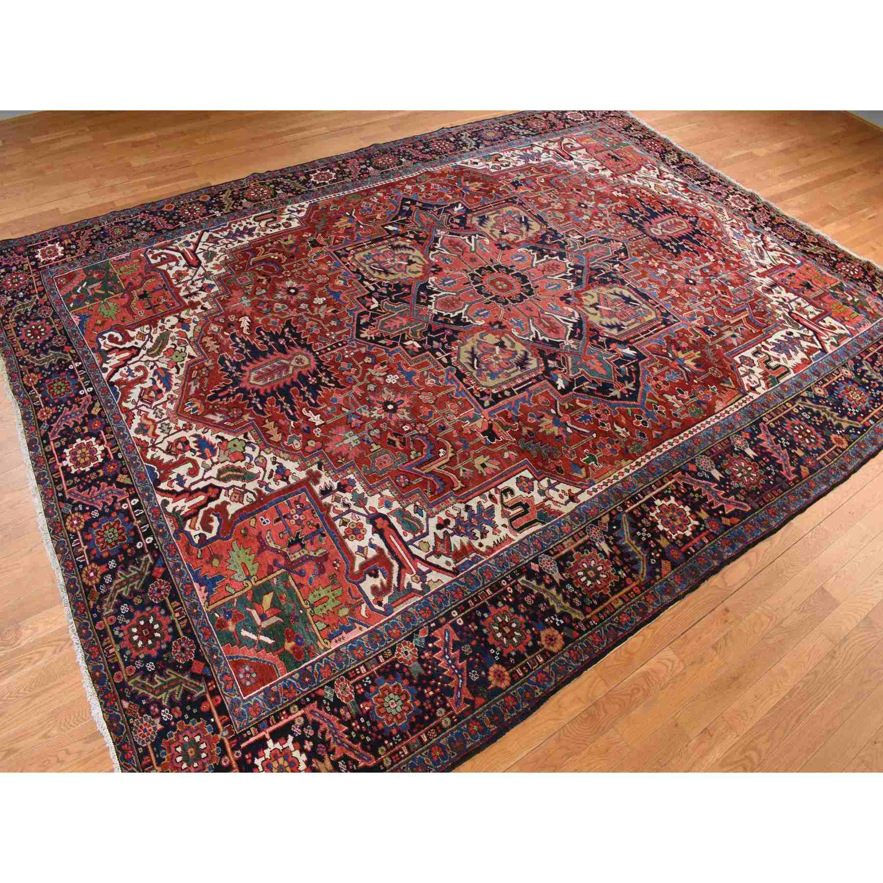 Antique-Hand-Knotted-Rug-391130