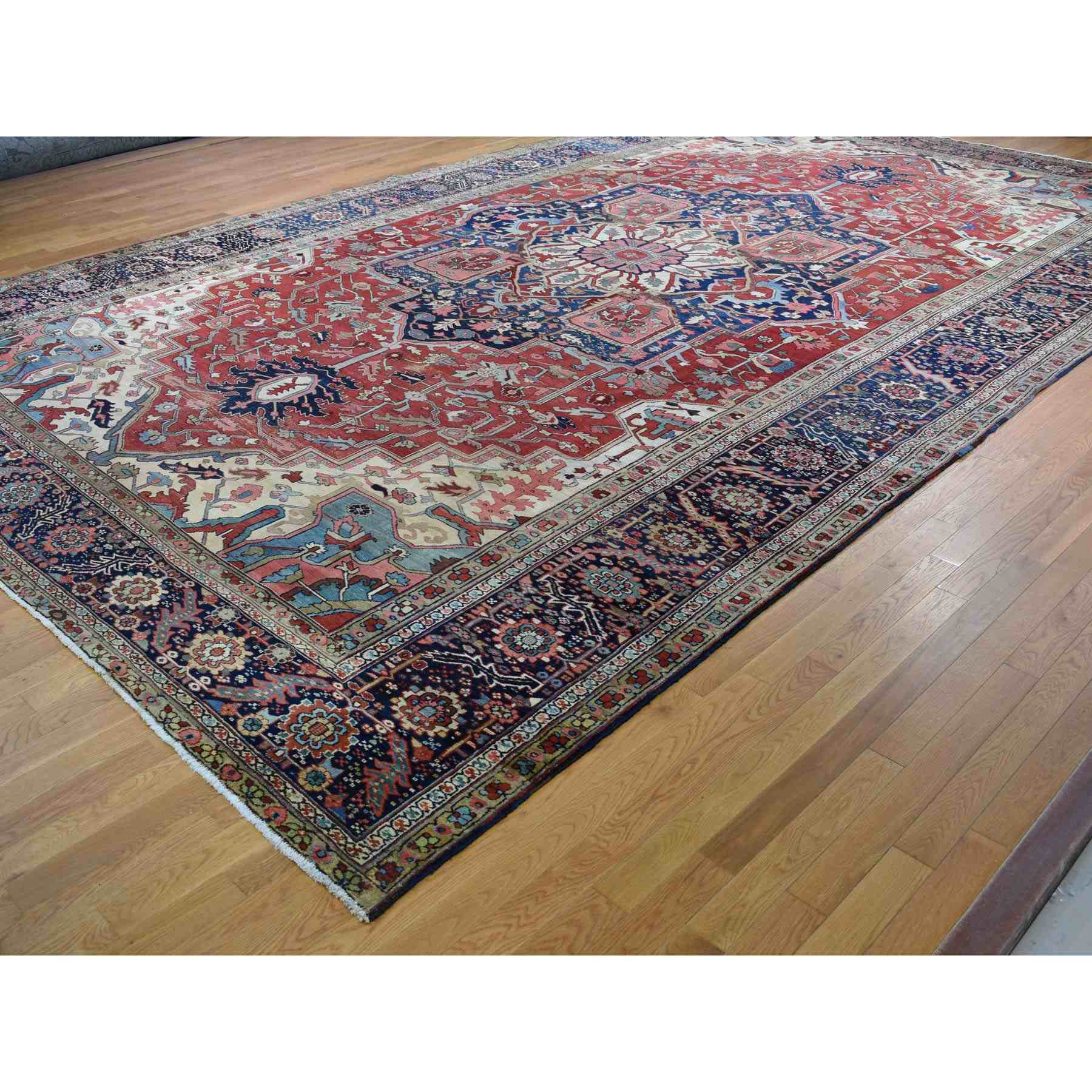 Antique-Hand-Knotted-Rug-391305