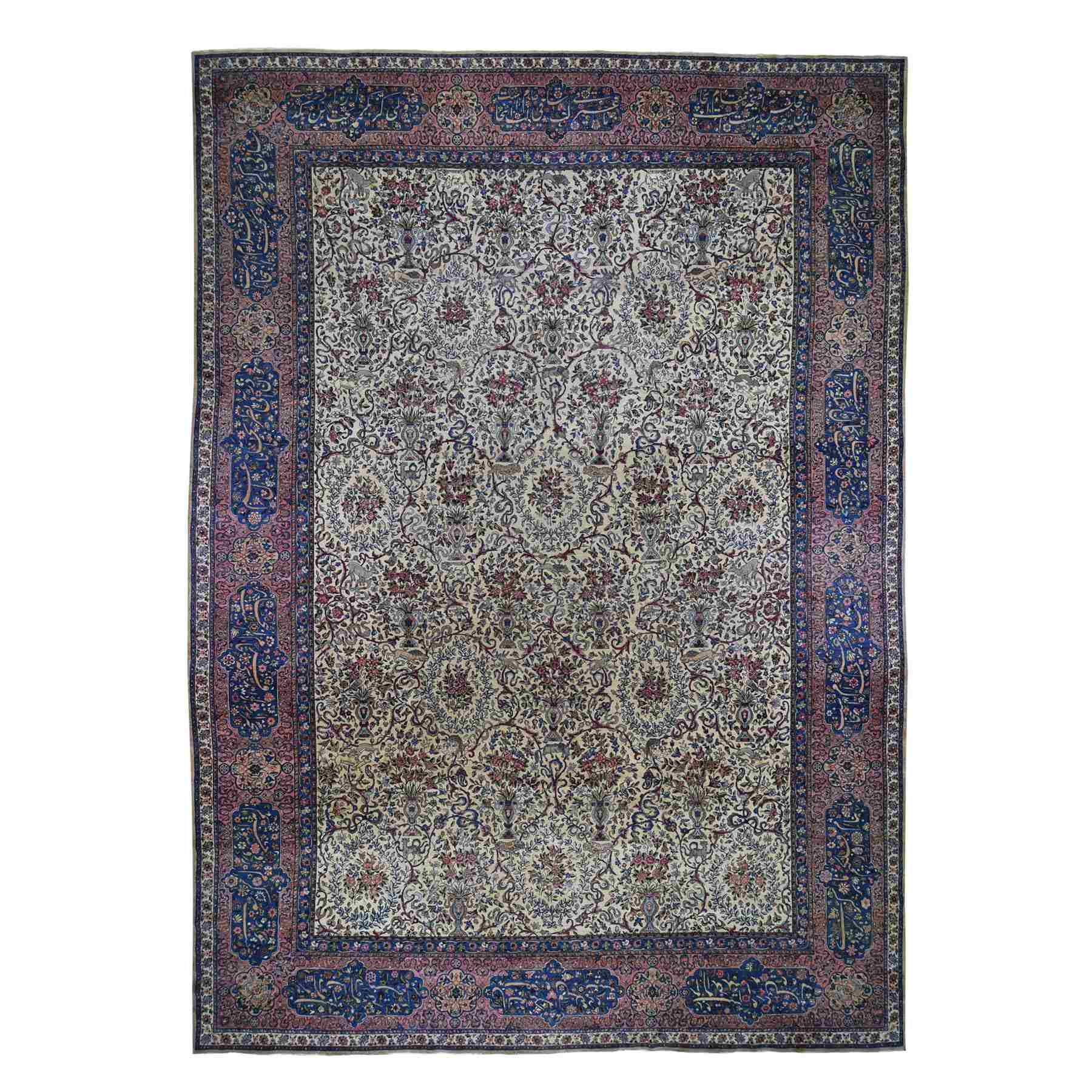 Antique-Hand-Knotted-Rug-391325