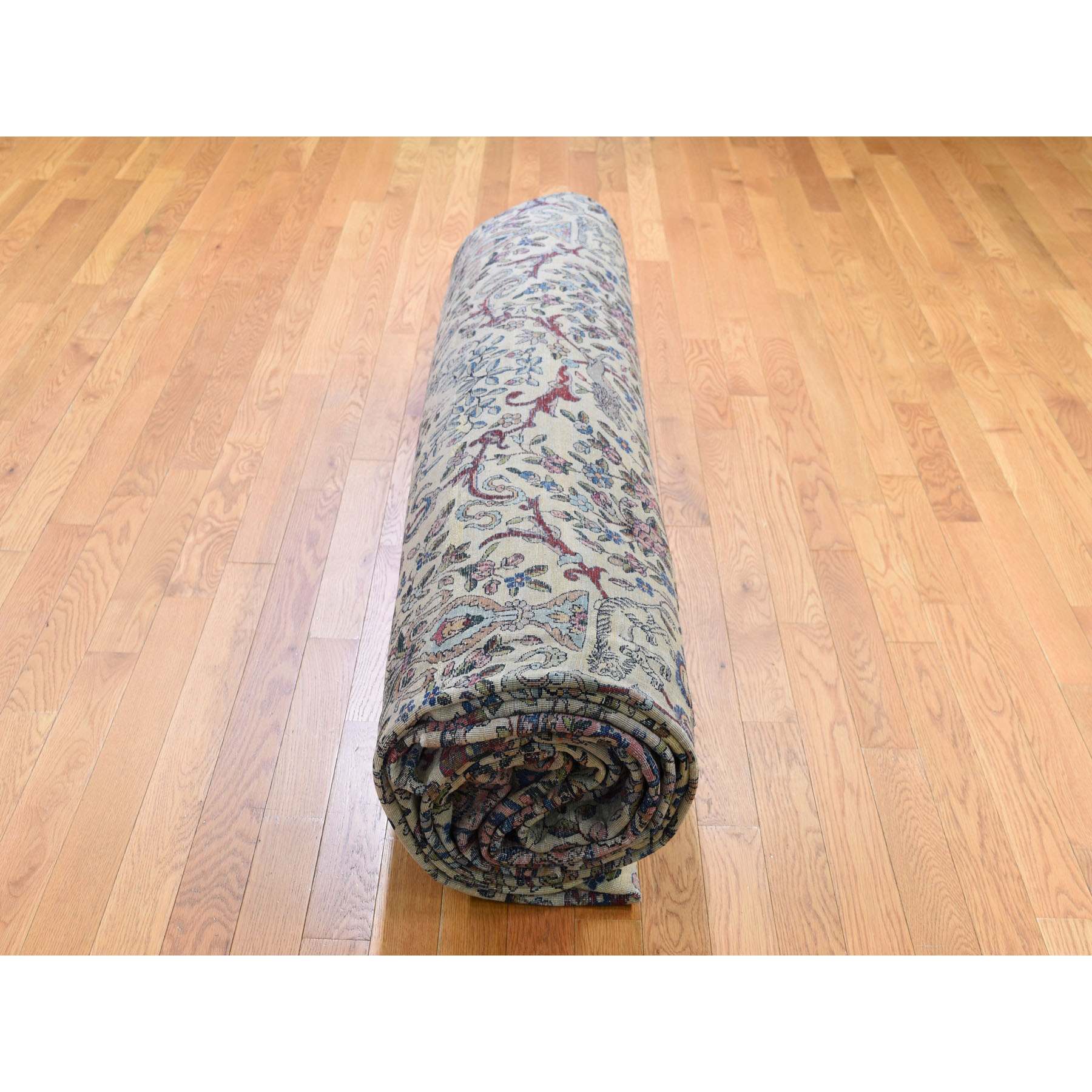 Antique-Hand-Knotted-Rug-391325