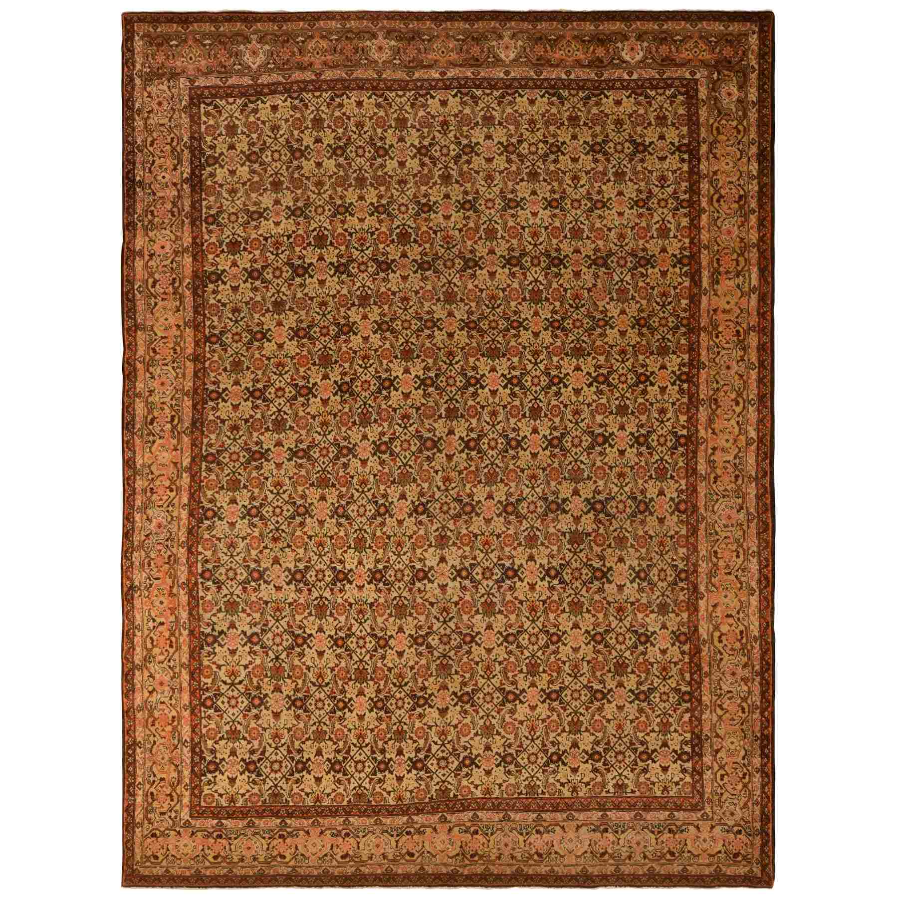 Antique-Hand-Knotted-Rug-391330