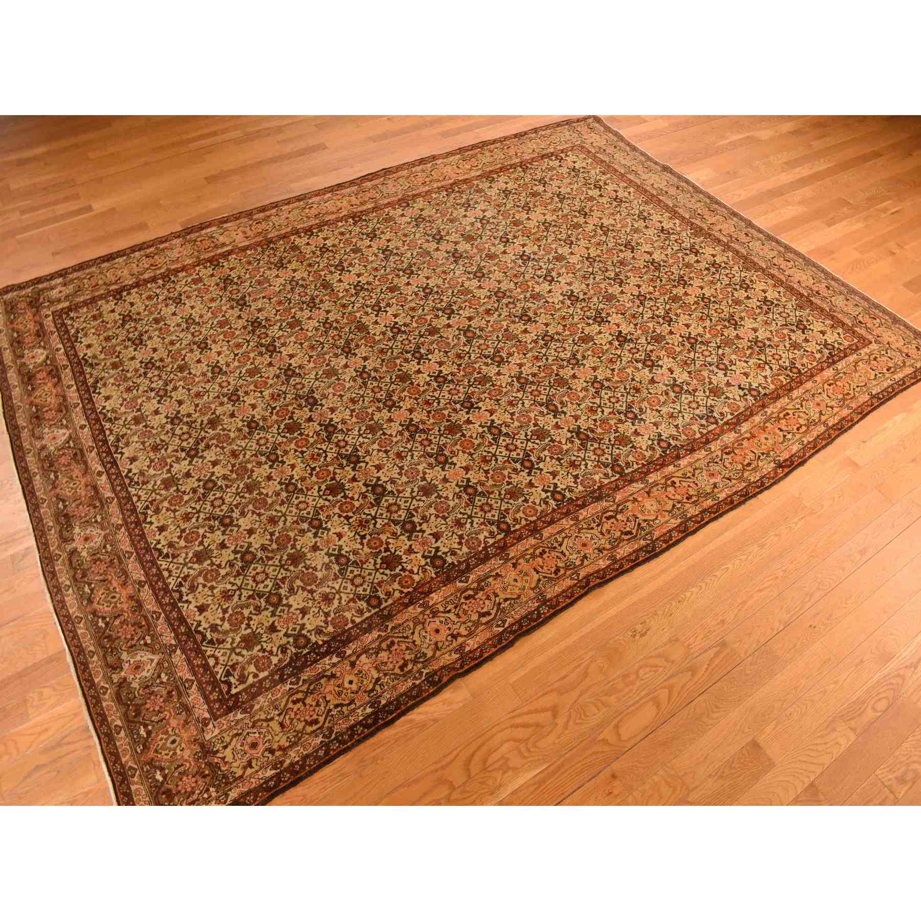 Antique-Hand-Knotted-Rug-391330