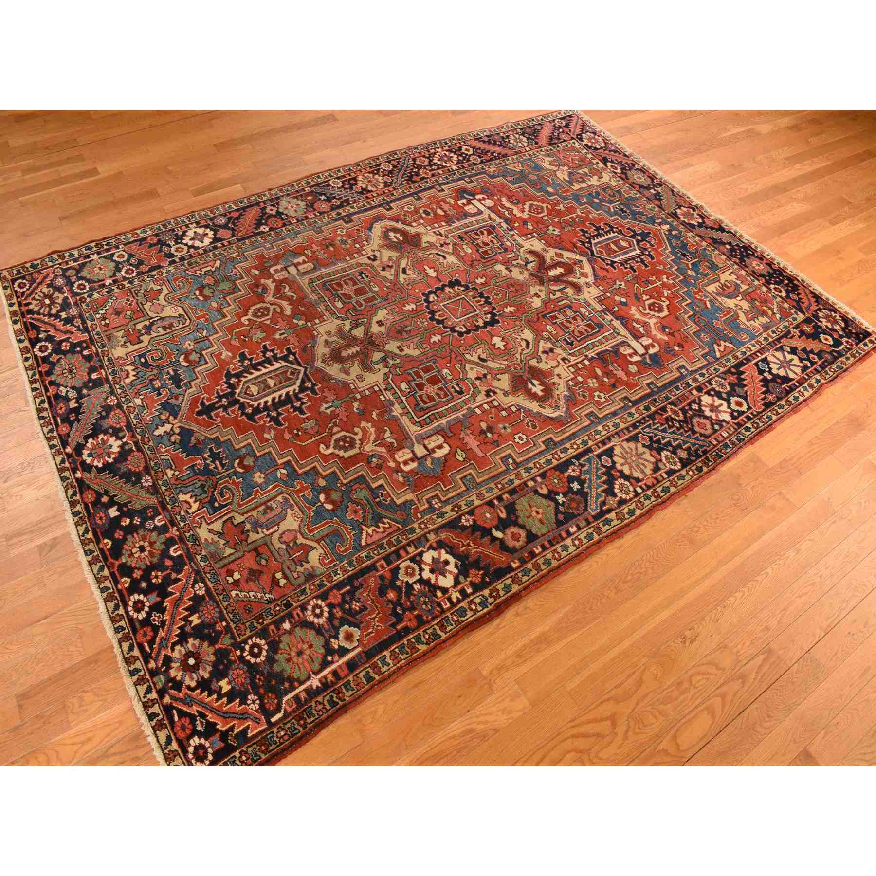 Antique-Hand-Knotted-Rug-391345