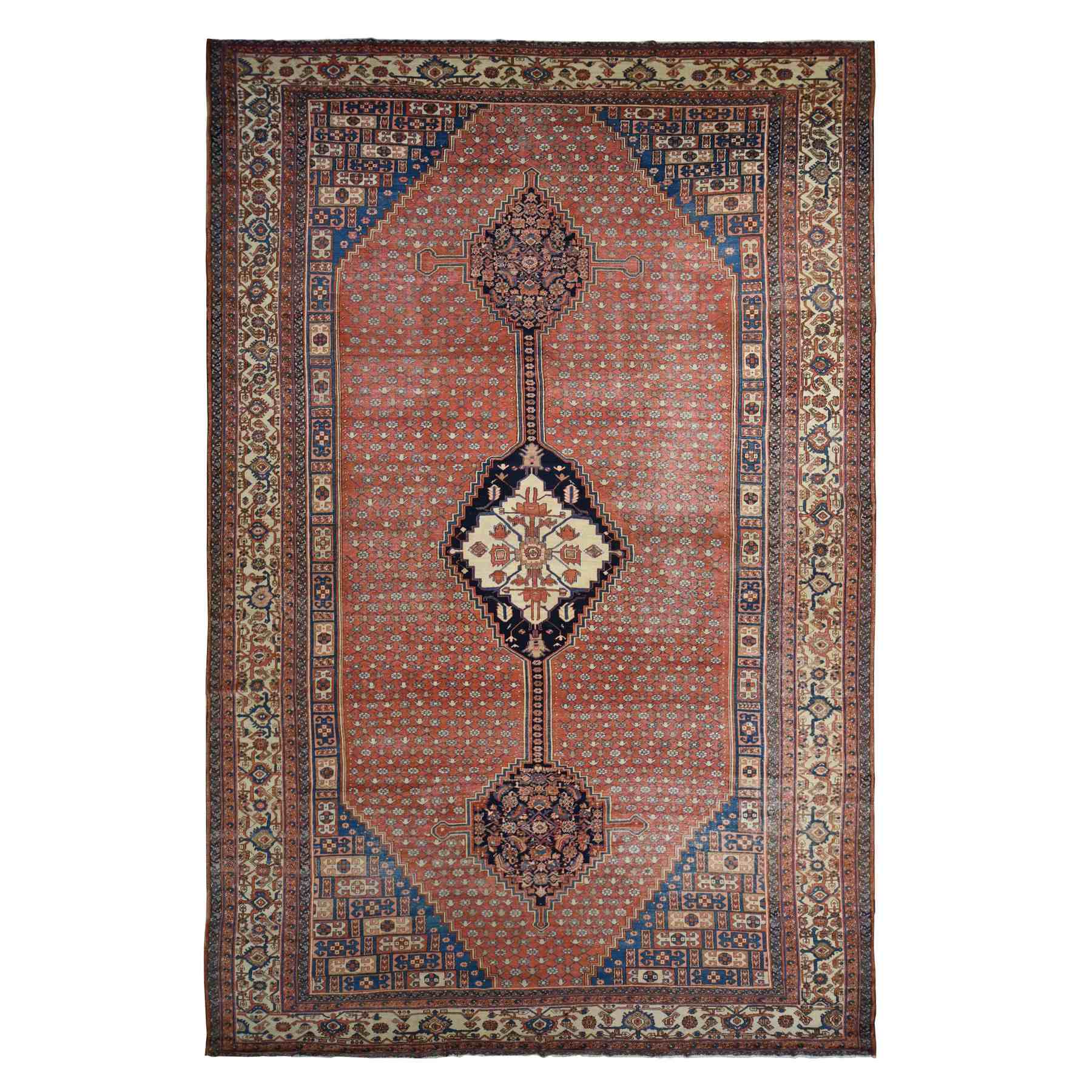 Antique-Hand-Knotted-Rug-391380