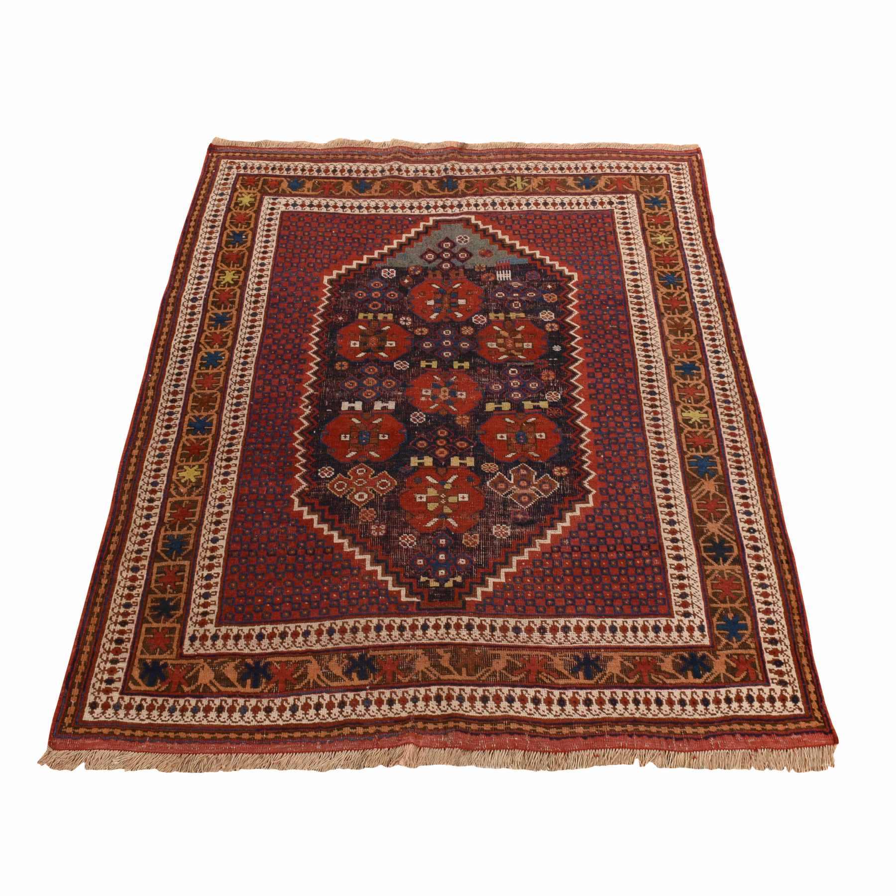 Antique-Hand-Knotted-Rug-391415