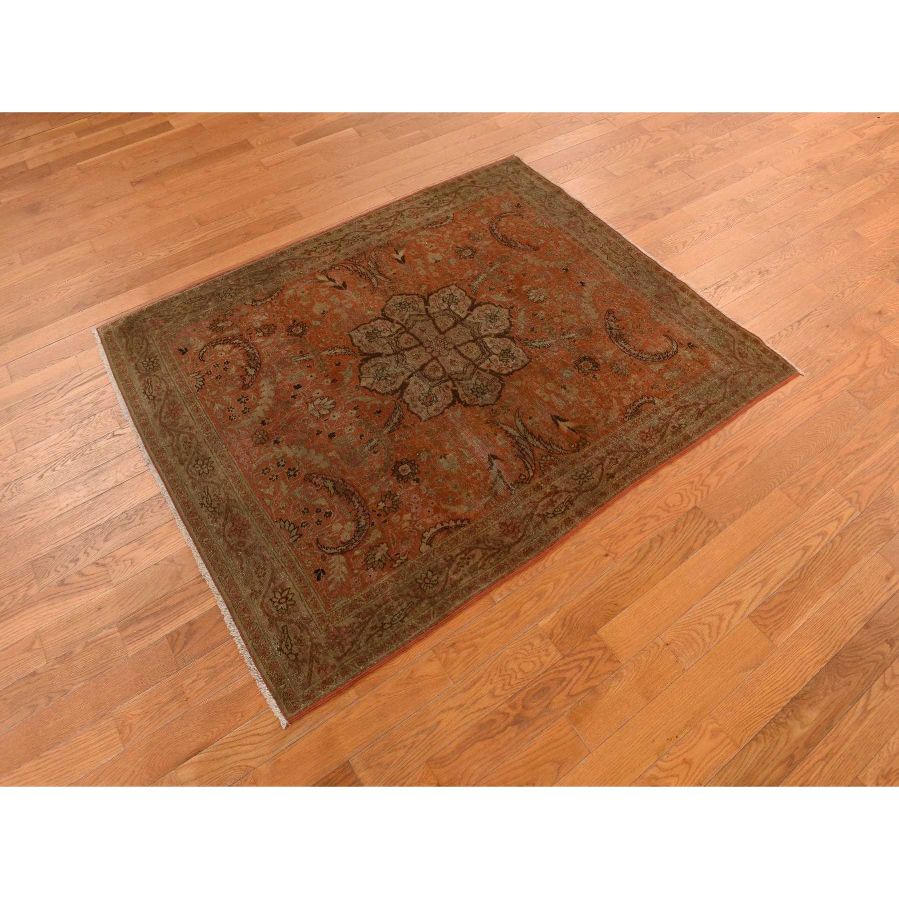 Antique-Hand-Knotted-Rug-391455