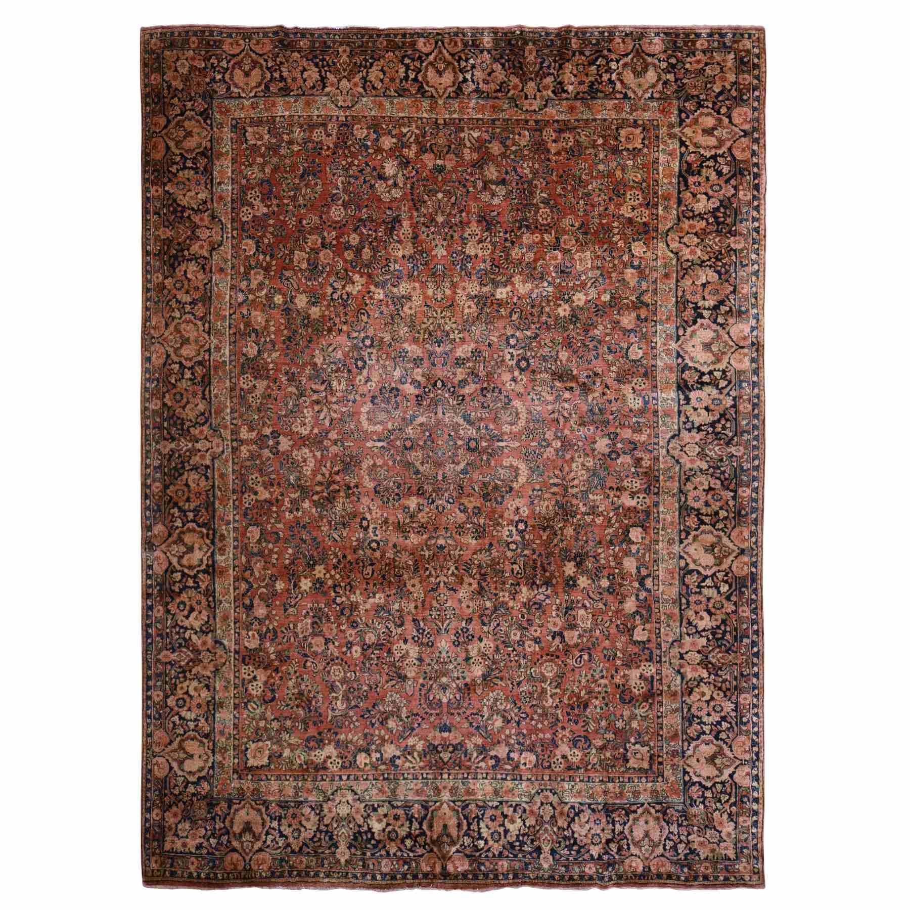 Antique-Hand-Knotted-Rug-391615