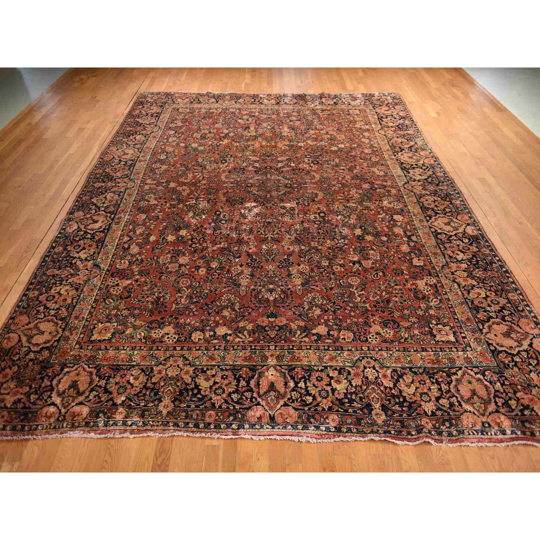 Antique-Hand-Knotted-Rug-391615