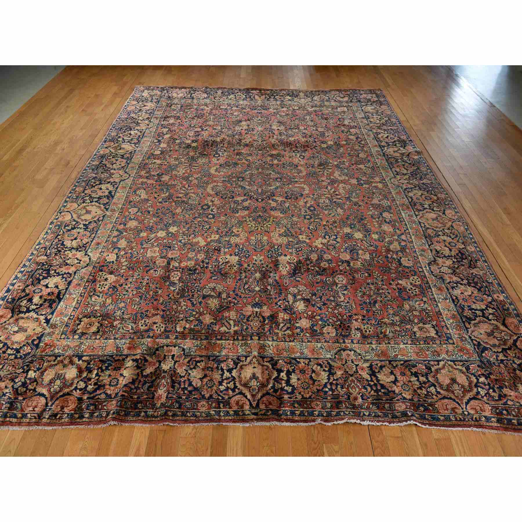 Antique-Hand-Knotted-Rug-391615