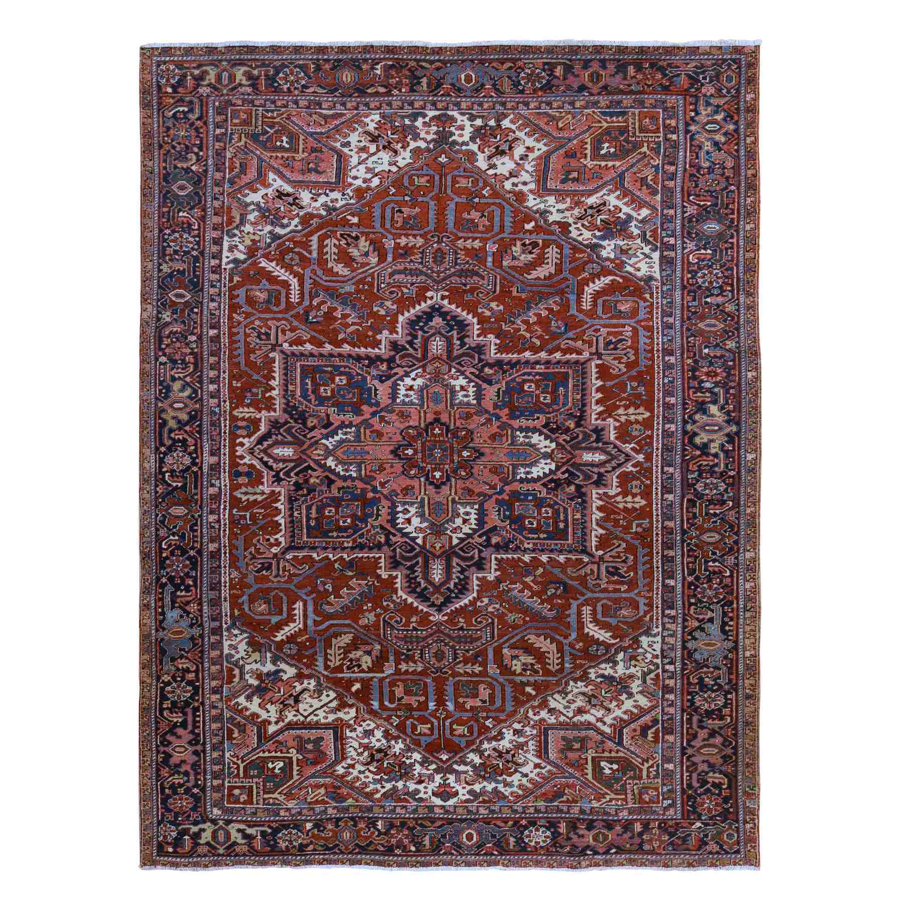 Antique-Hand-Knotted-Rug-391620