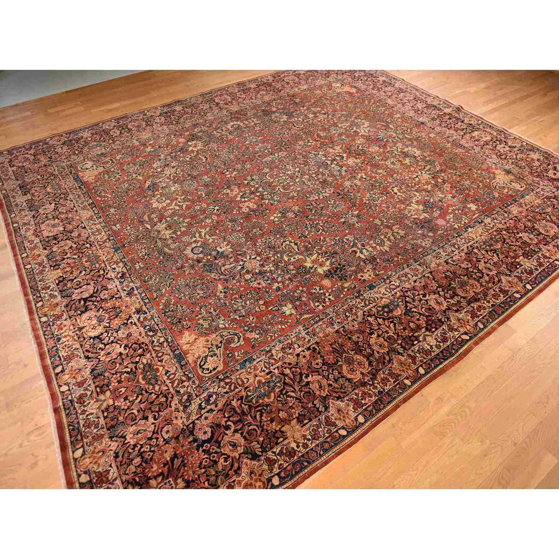 Antique-Hand-Knotted-Rug-391630