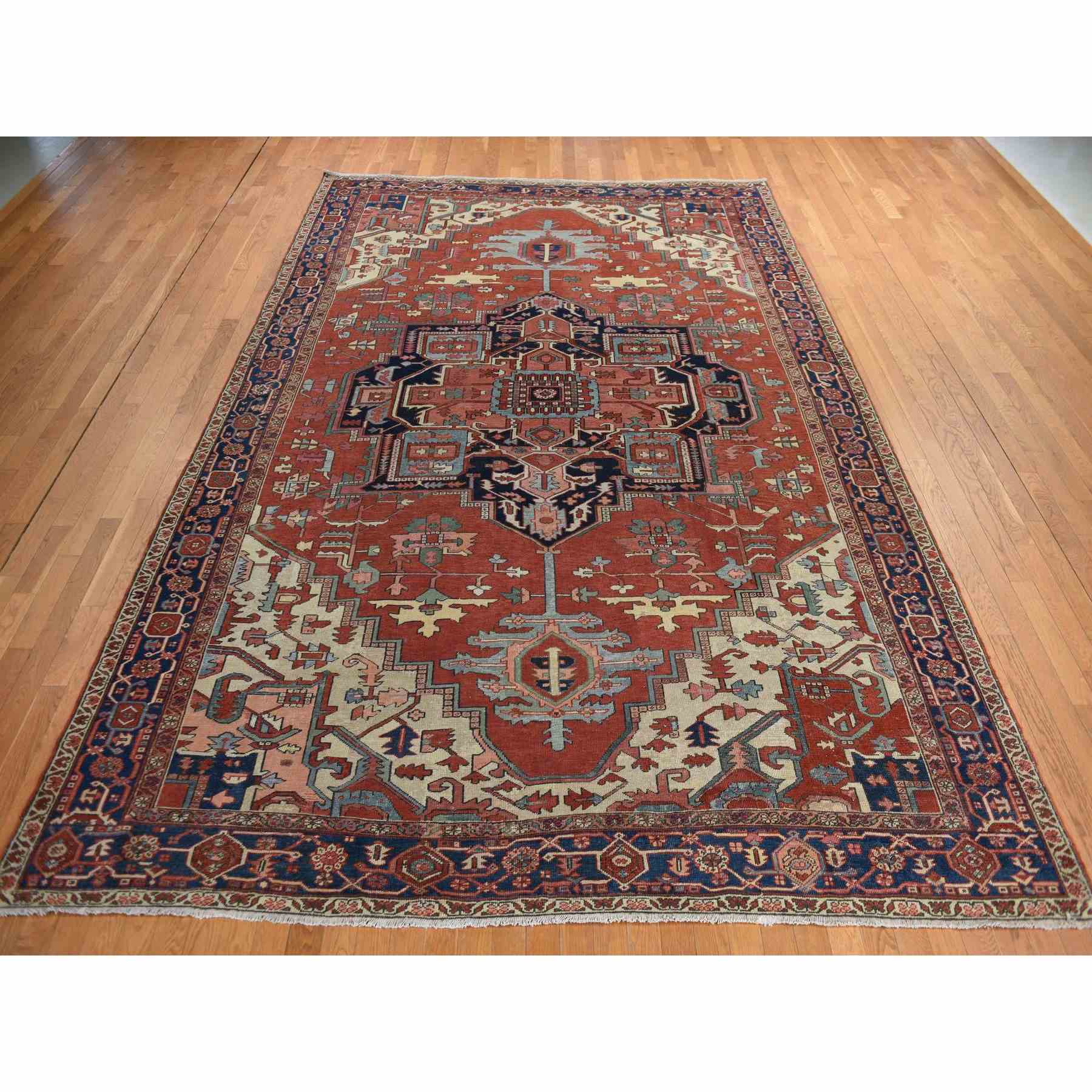 Antique-Hand-Knotted-Rug-391635