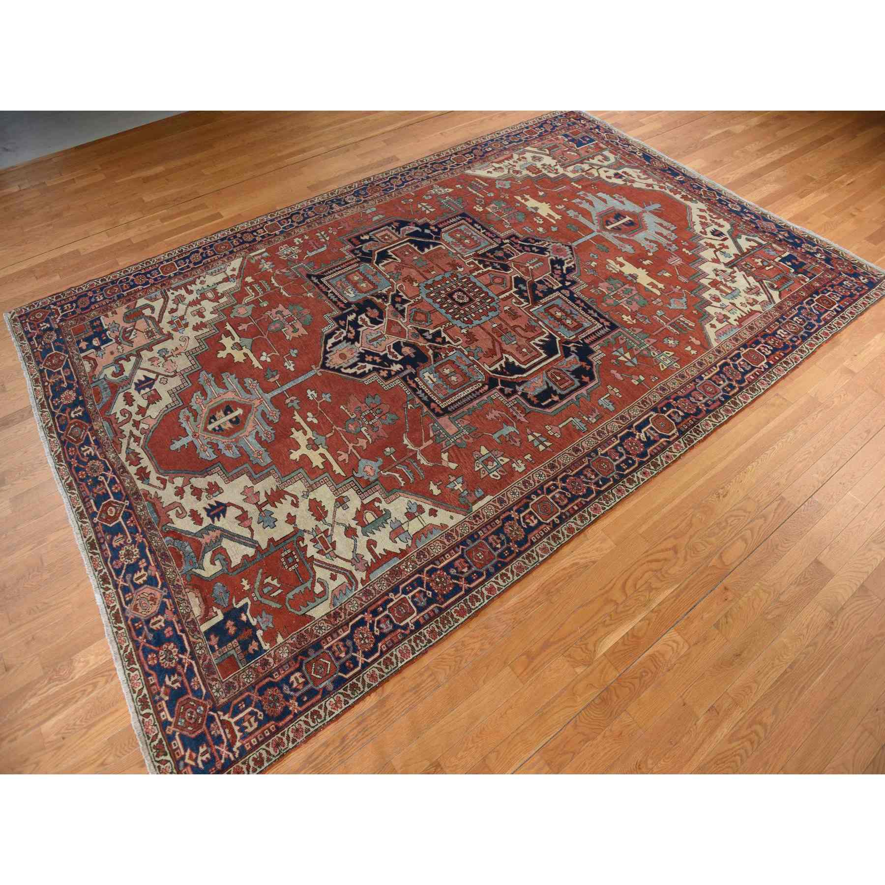 Antique-Hand-Knotted-Rug-391635