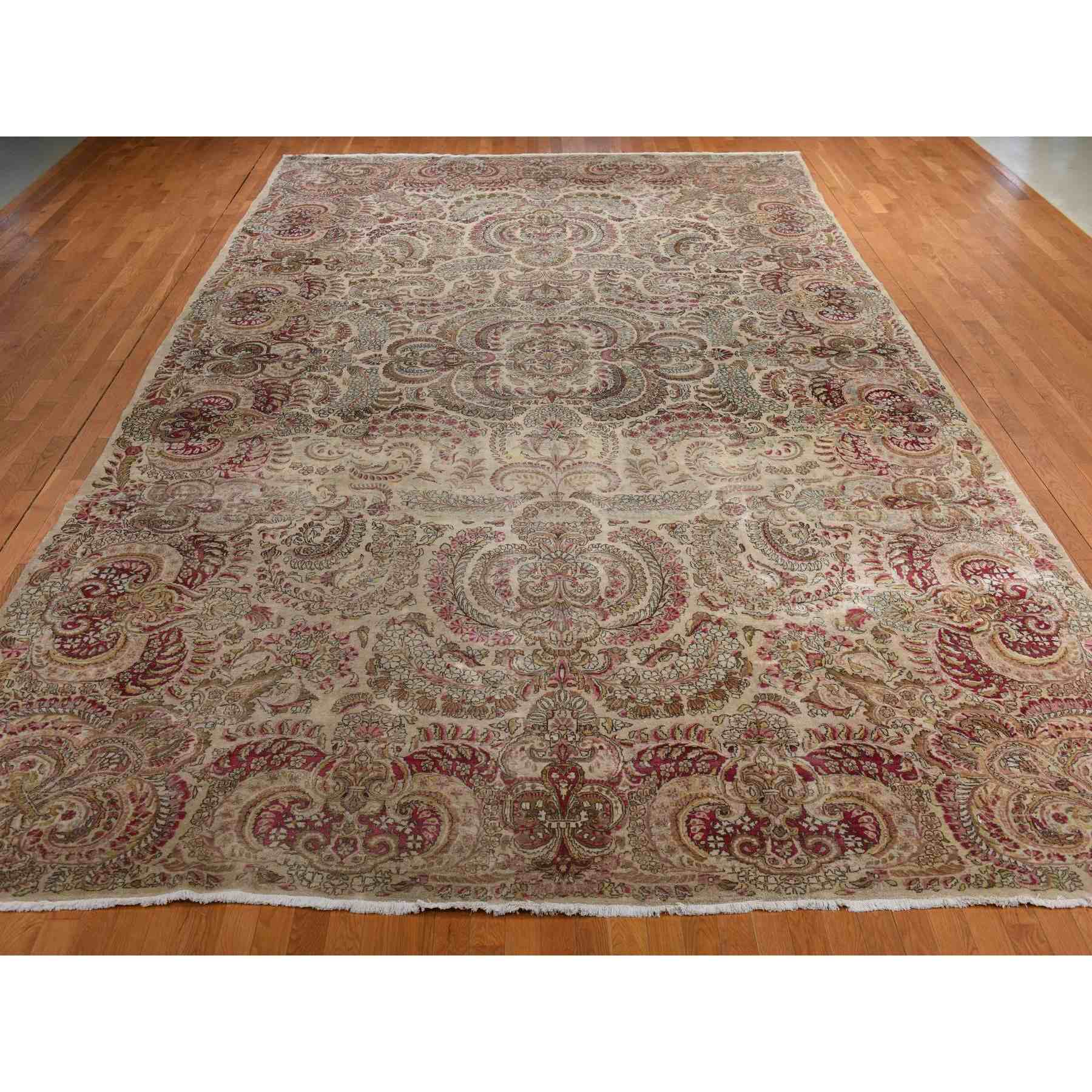 Antique-Hand-Knotted-Rug-391645