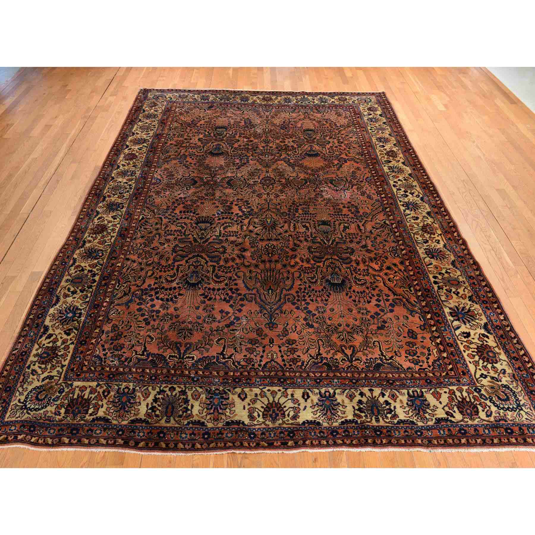 Antique-Hand-Knotted-Rug-391650