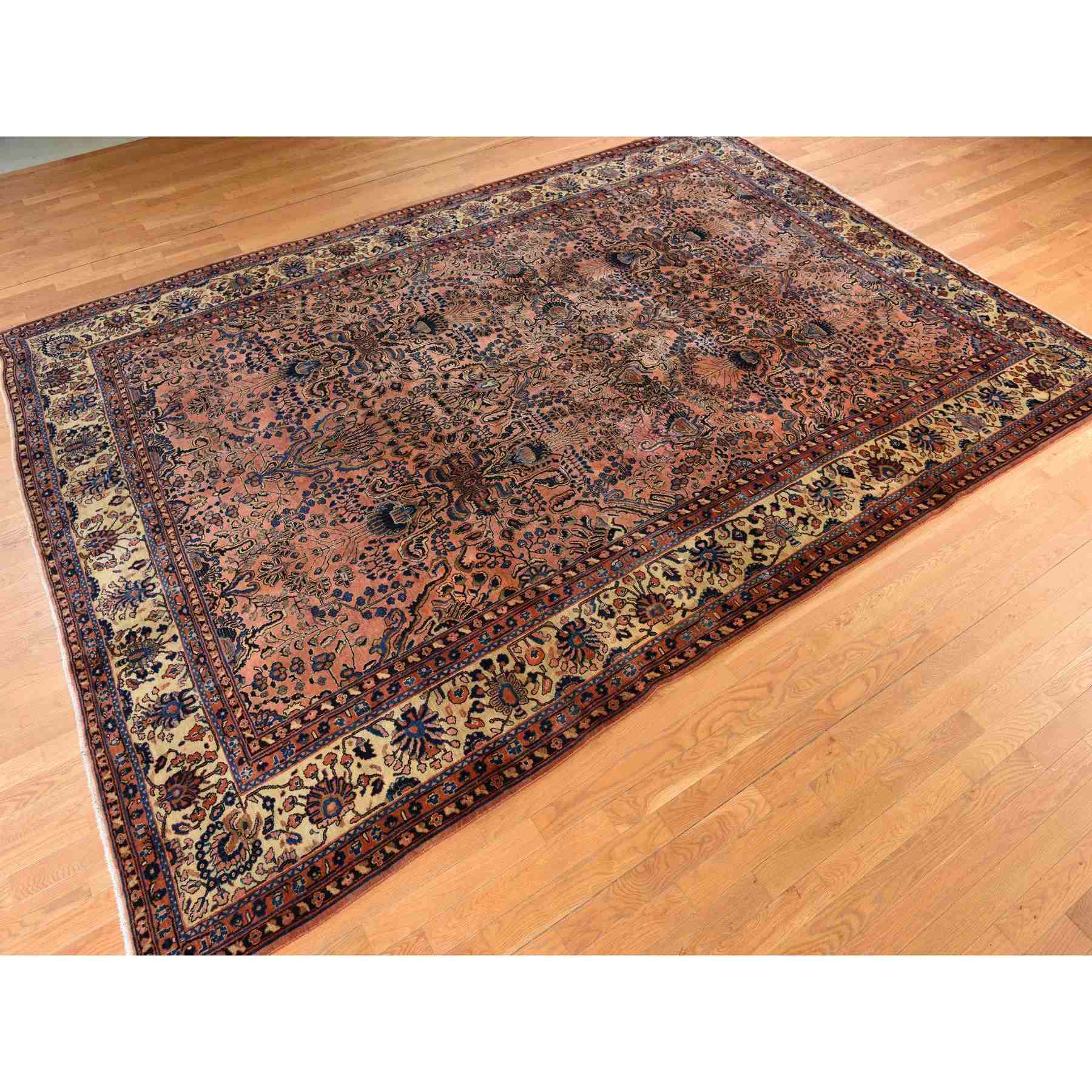 Antique-Hand-Knotted-Rug-391650