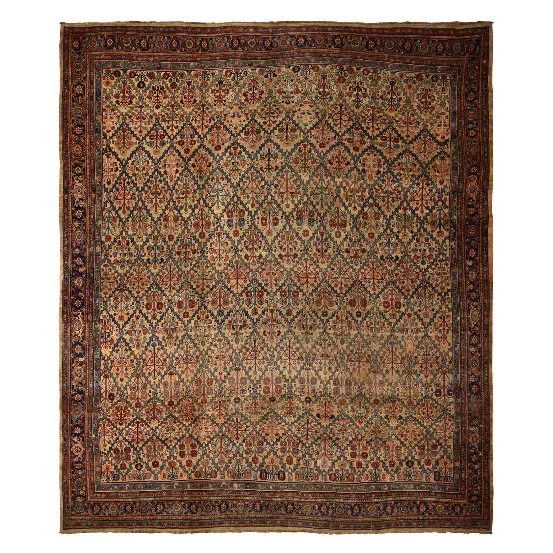 Antique-Hand-Knotted-Rug-391835