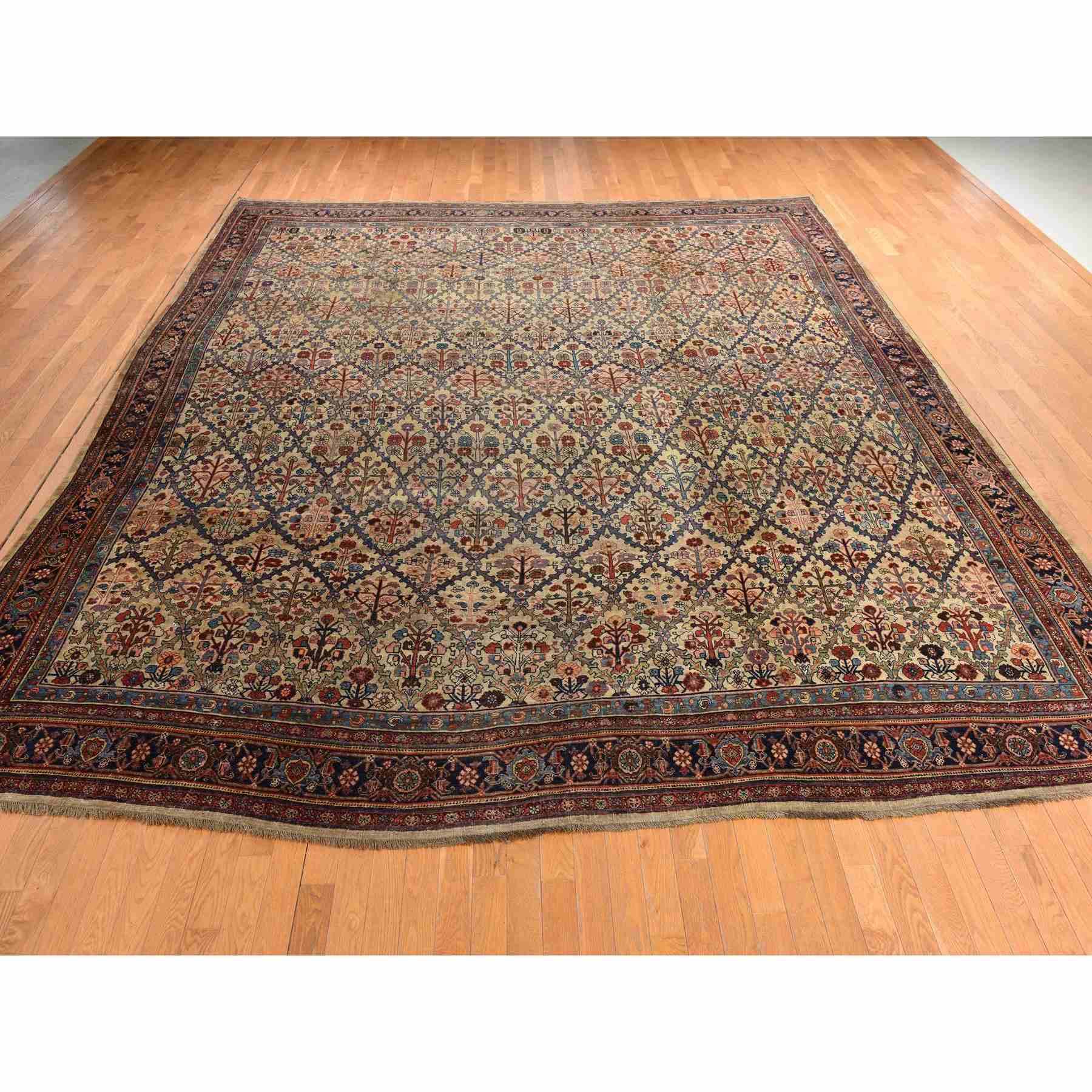 Antique-Hand-Knotted-Rug-391835