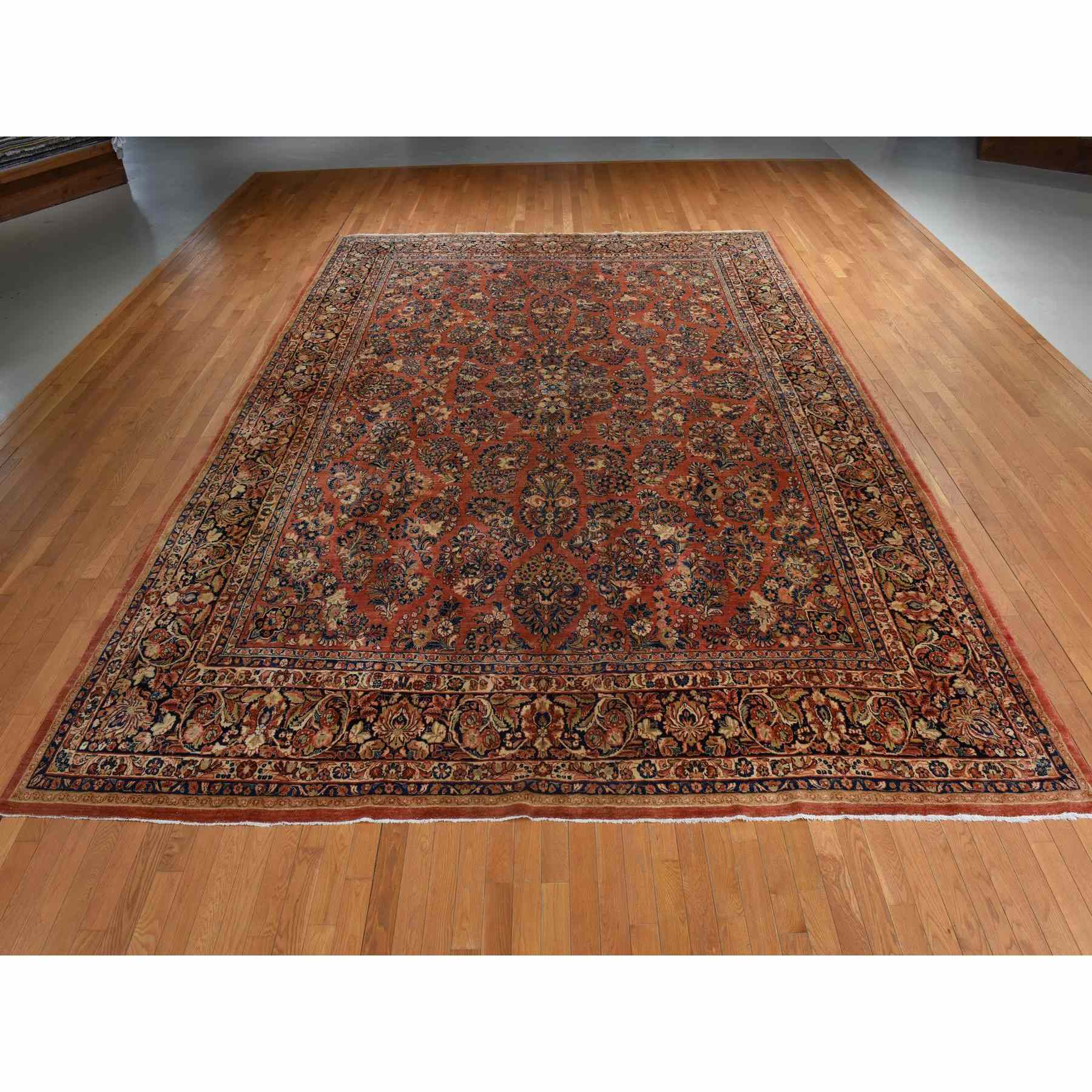 Antique-Hand-Knotted-Rug-391935