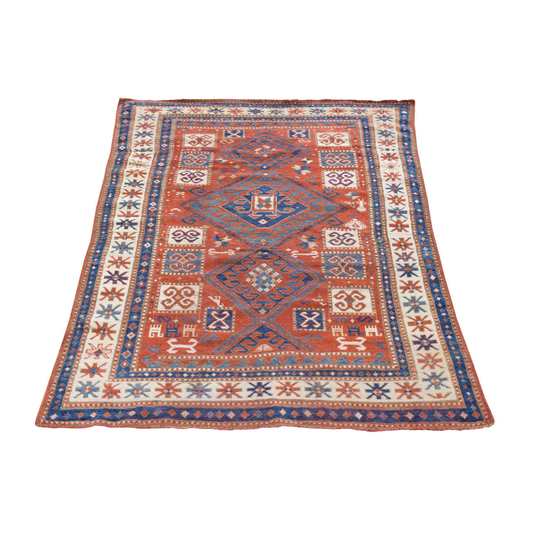 Antique-Hand-Knotted-Rug-391975