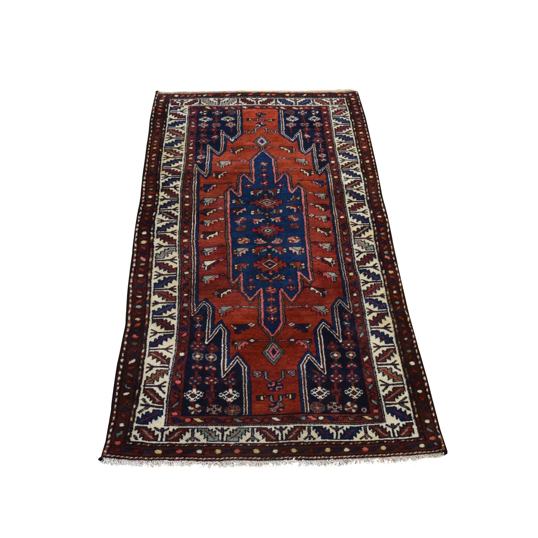 Antique-Hand-Knotted-Rug-392005