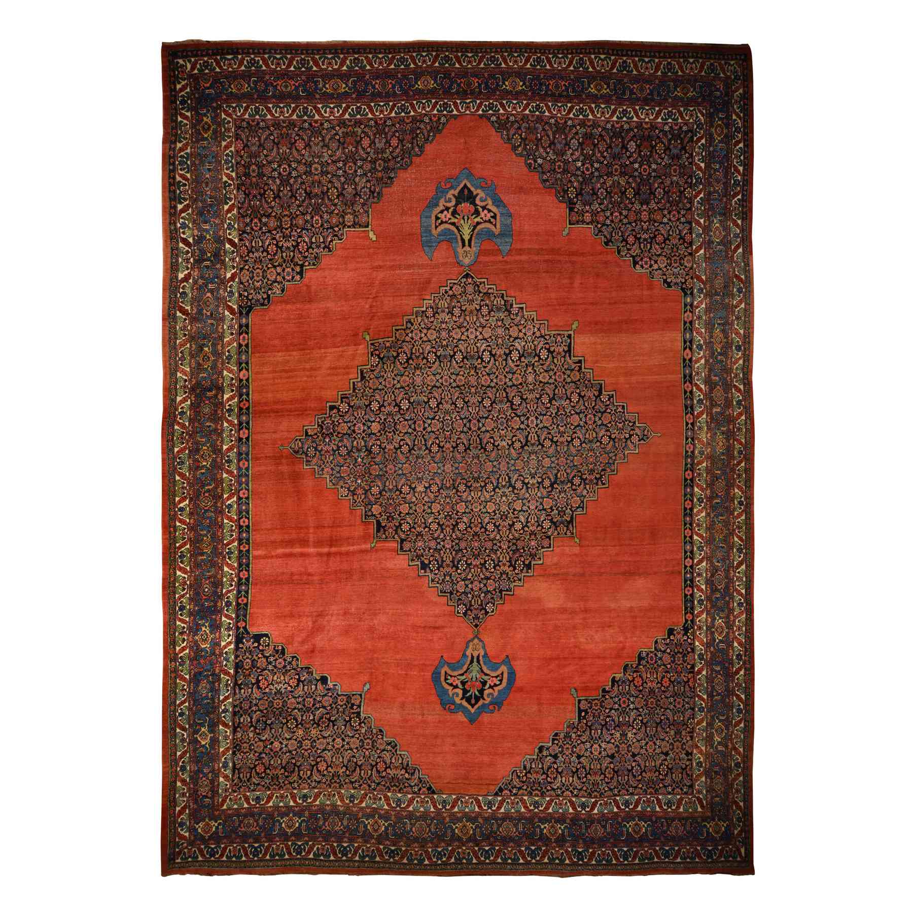 Antique-Hand-Knotted-Rug-392060