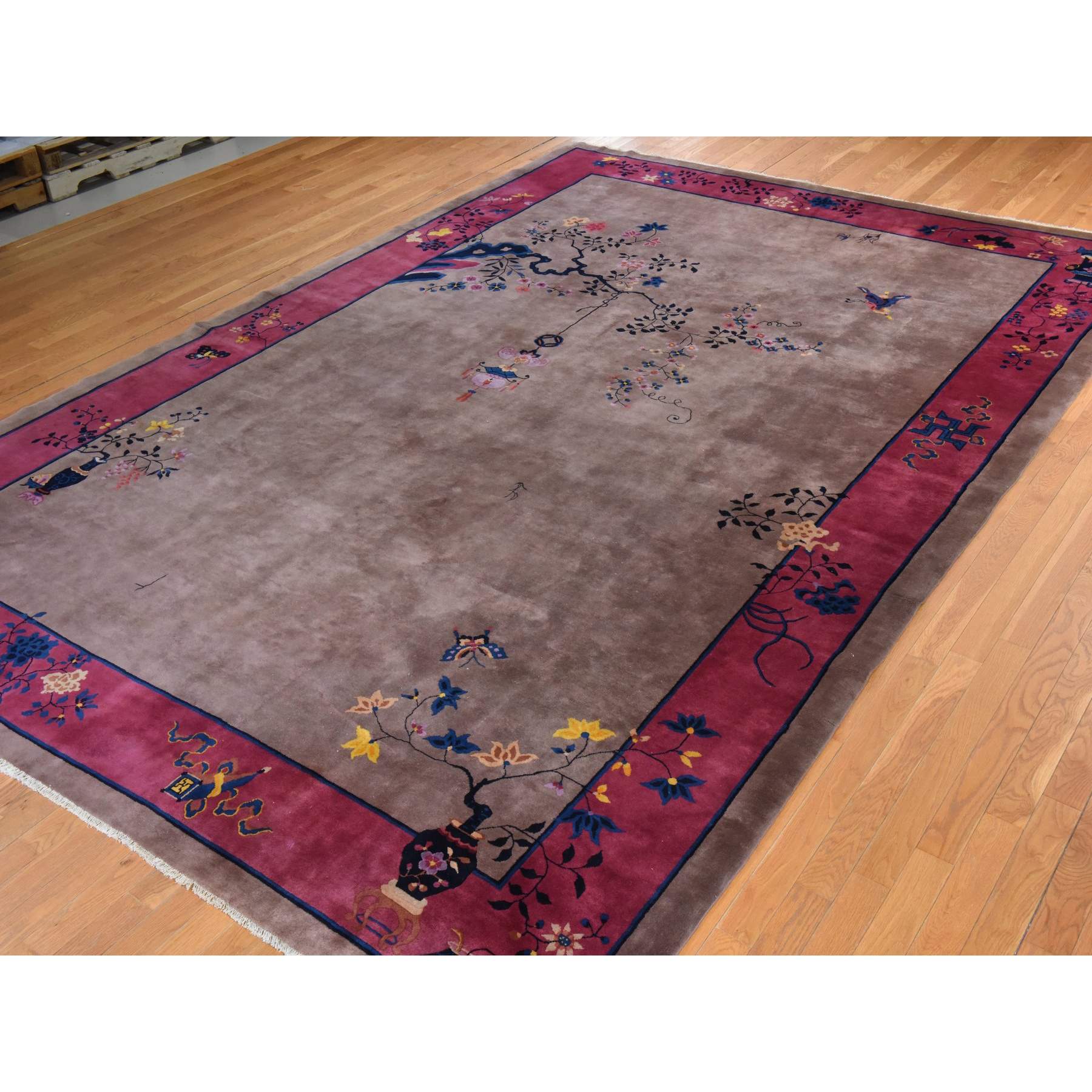 Antique-Hand-Knotted-Rug-392090